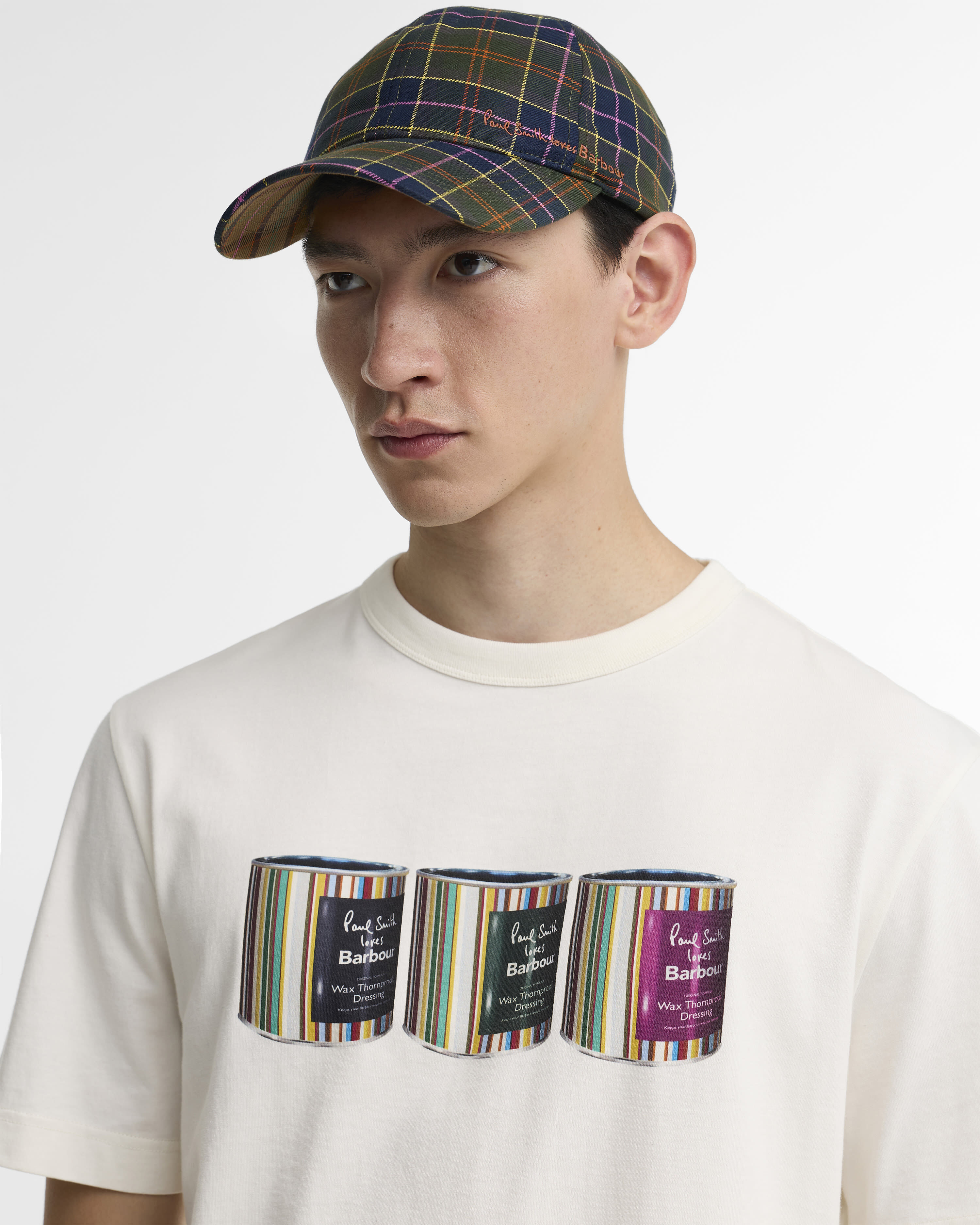 Paul Smith Loves Barbour Tartan Cap PS Classic