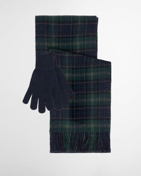 Geschenkset Schal & Handschuhe Tartan 