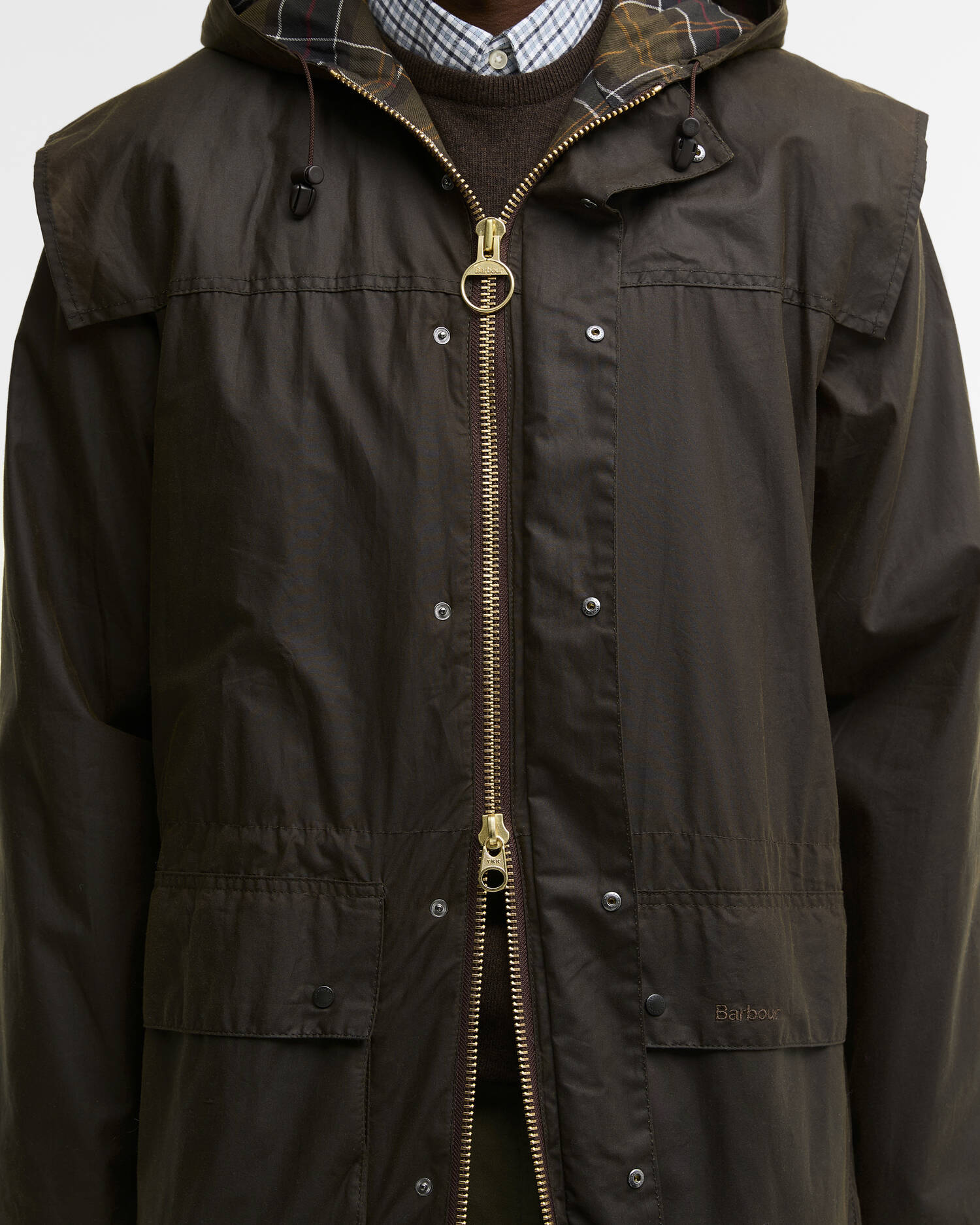 Classic Durham&reg; Waxed Jacket Olive image number 5