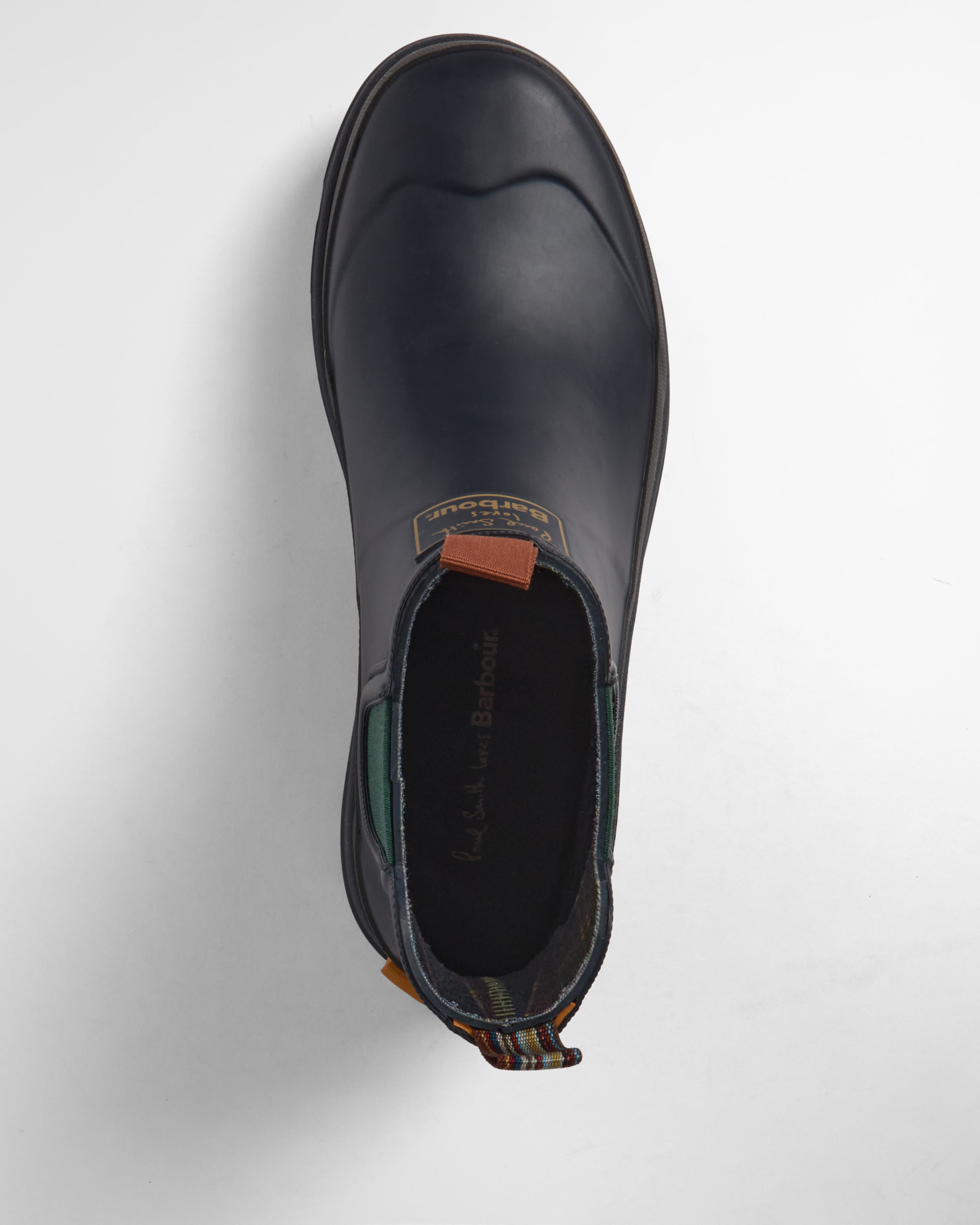 Paul Smith Loves Barbour Damen Gummistiefel Chelsea Navy