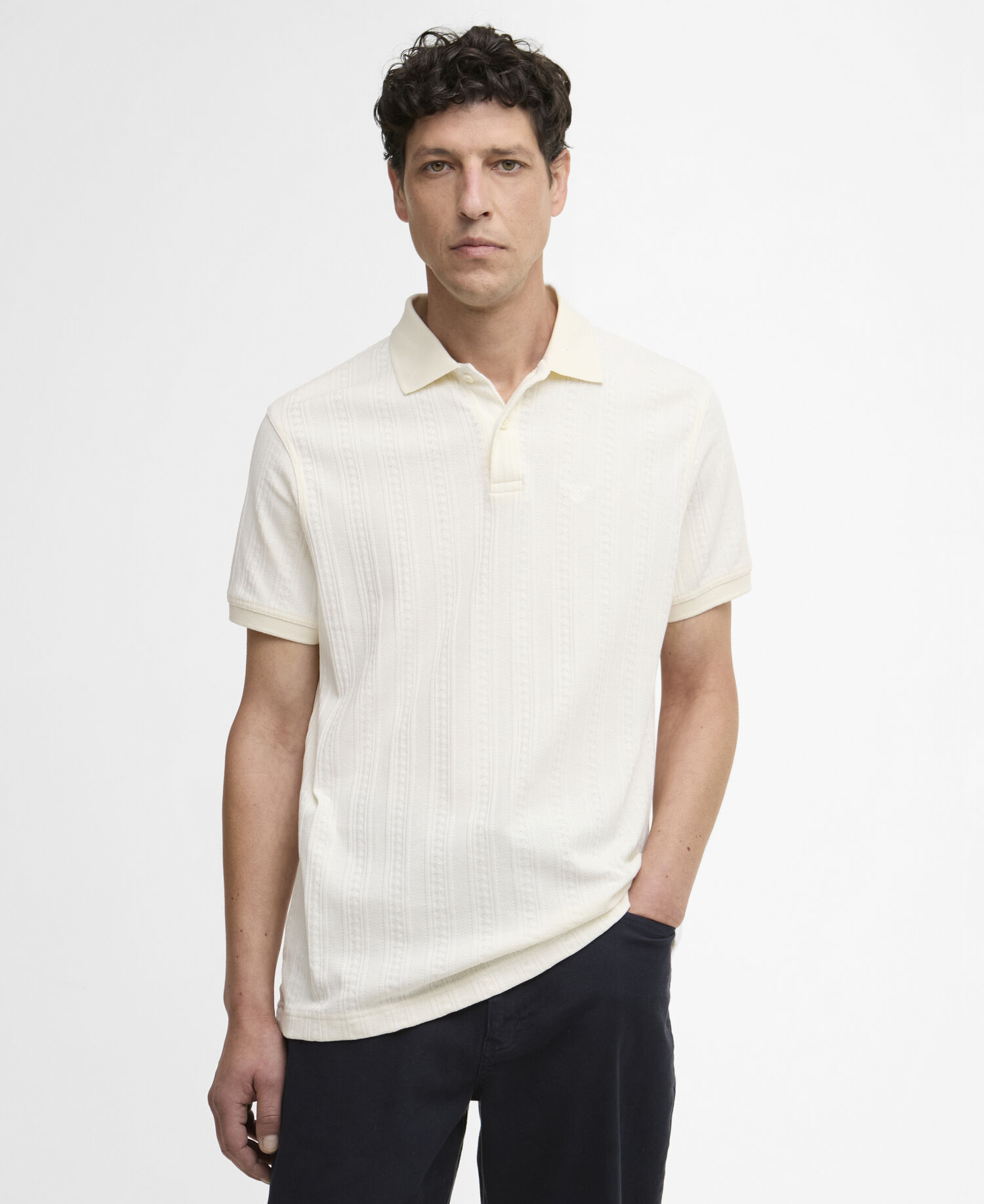 Poloshirt Harwell Tailored Whisper White