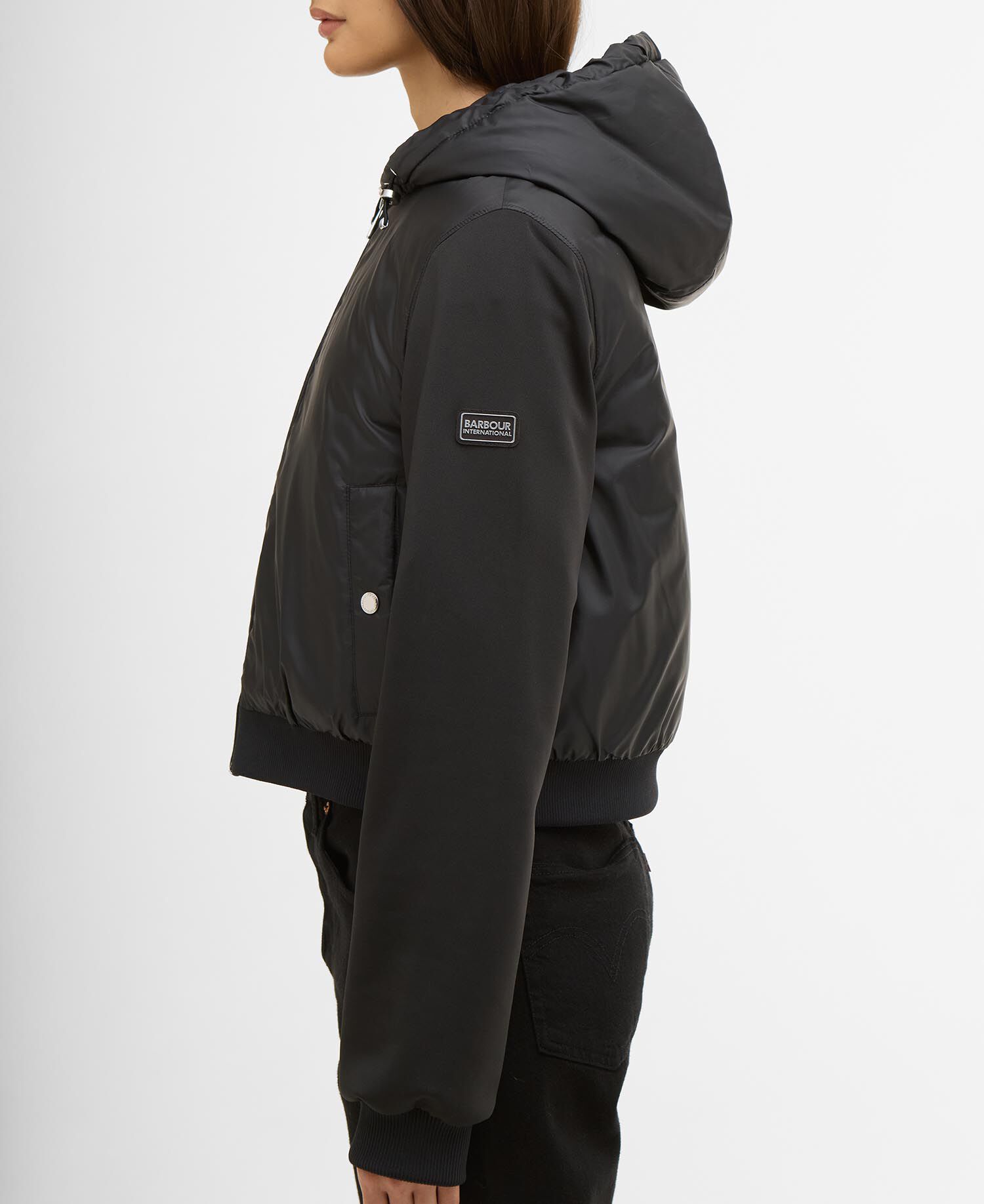 Equinox Quilted Sweatshirt Black