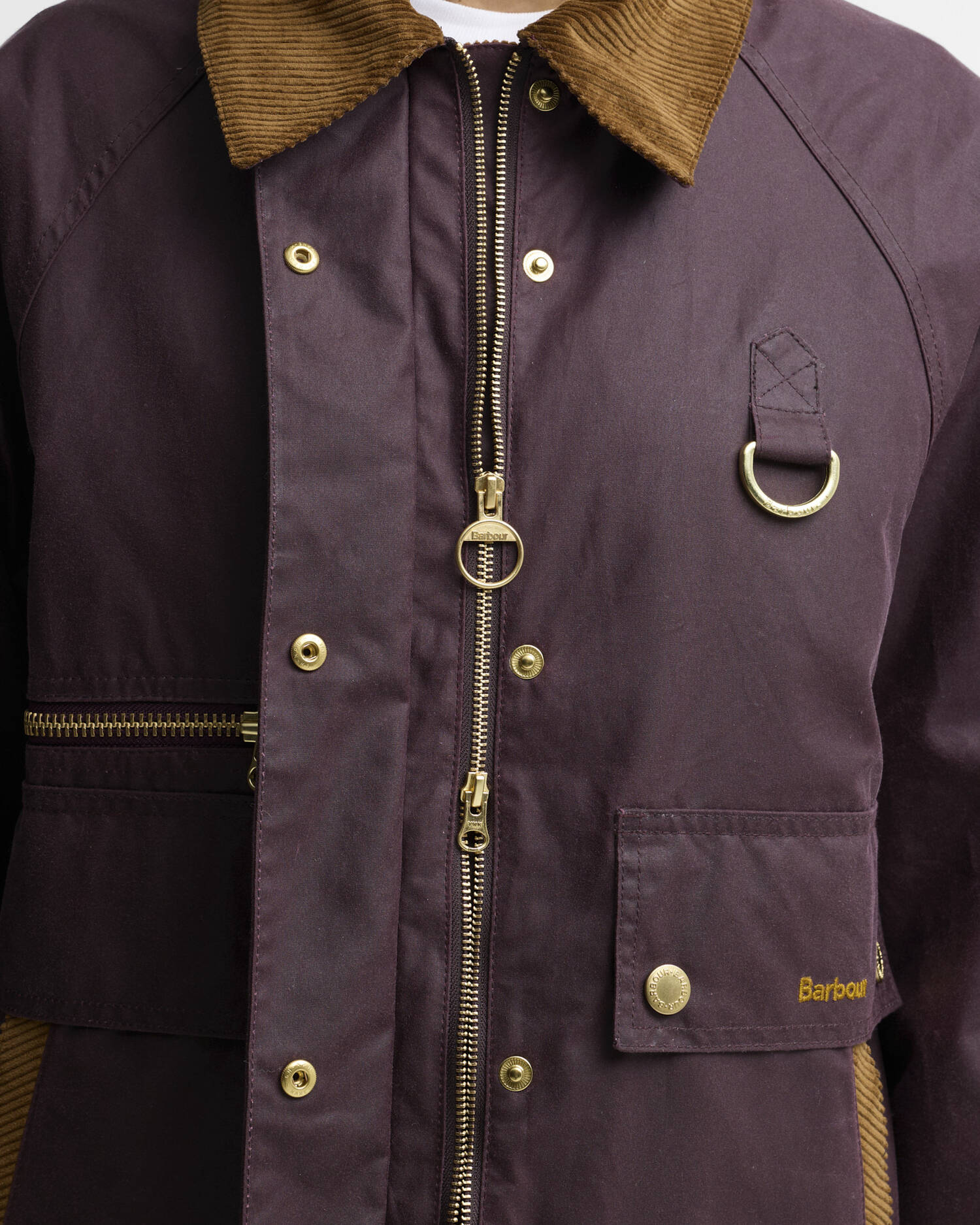 Cottingham Waxed Jacket Bordeaux/Muted image number 4