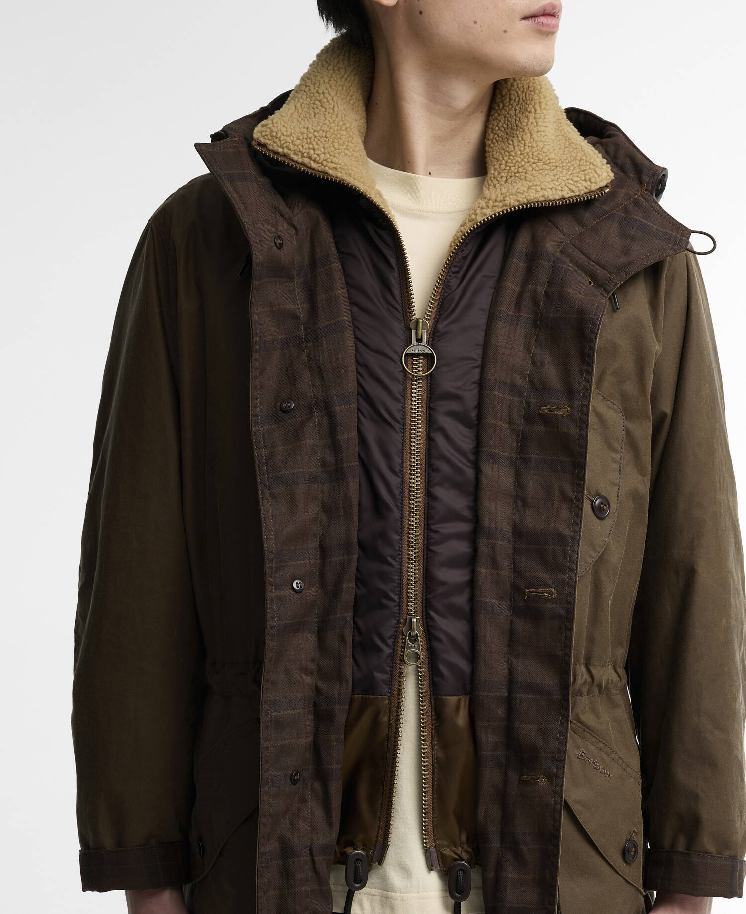 Barbour Wachsparka Ursula Bark image number 4