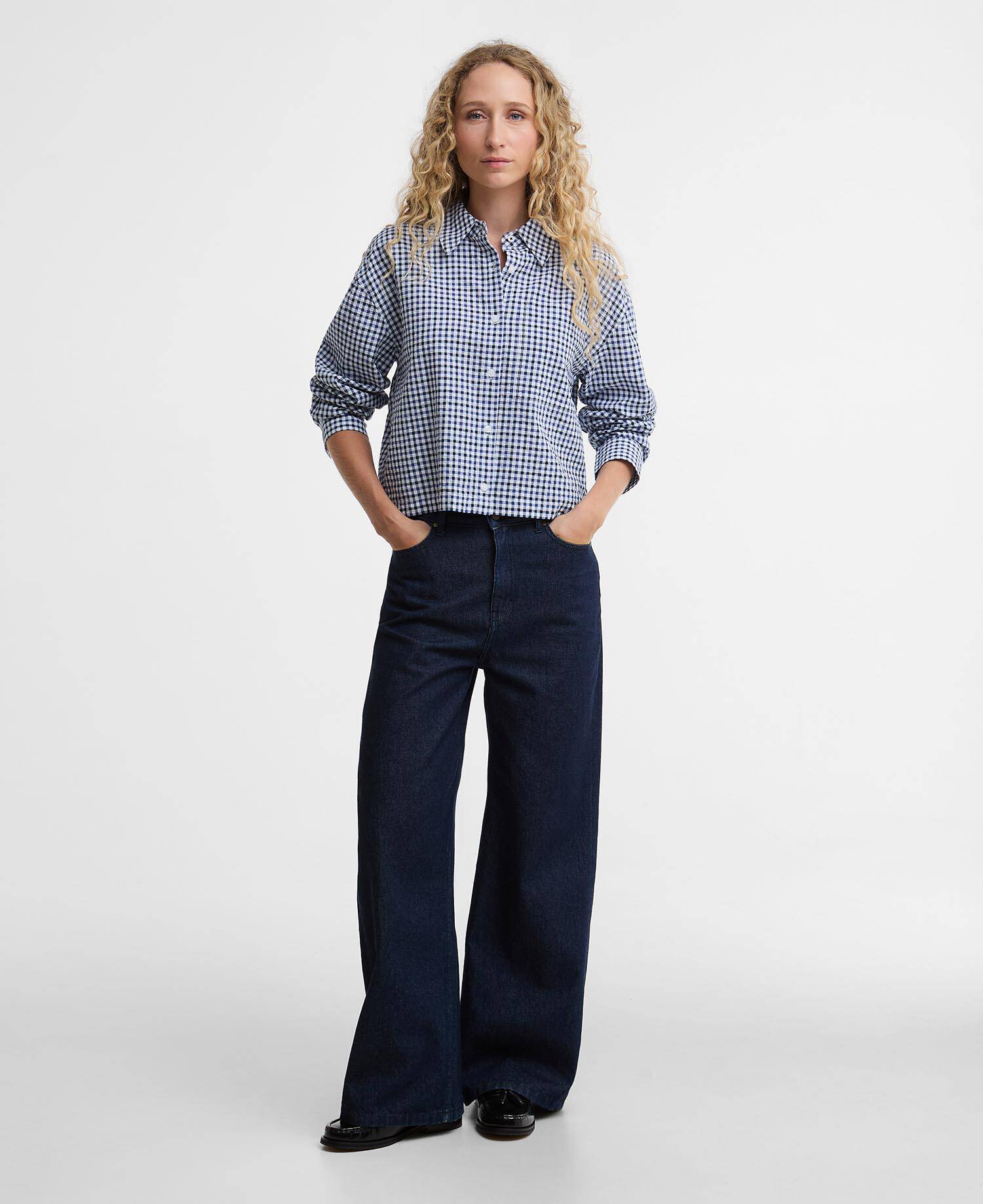 Ashwell Gingham Boxy Shirt Multi Gingham image number 1