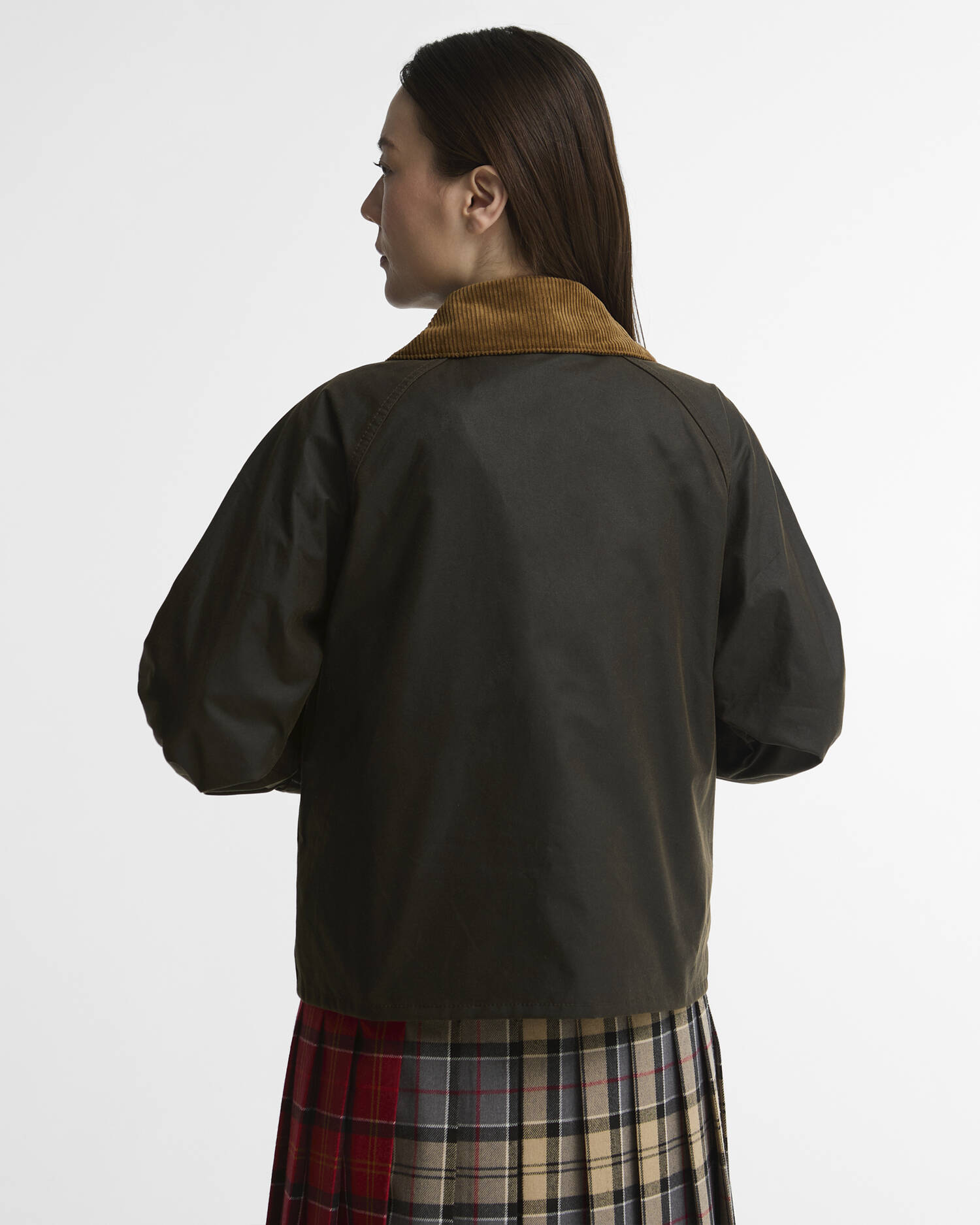 Women's Spey Waxed Jacket Olive/Beige/Classic image number 2