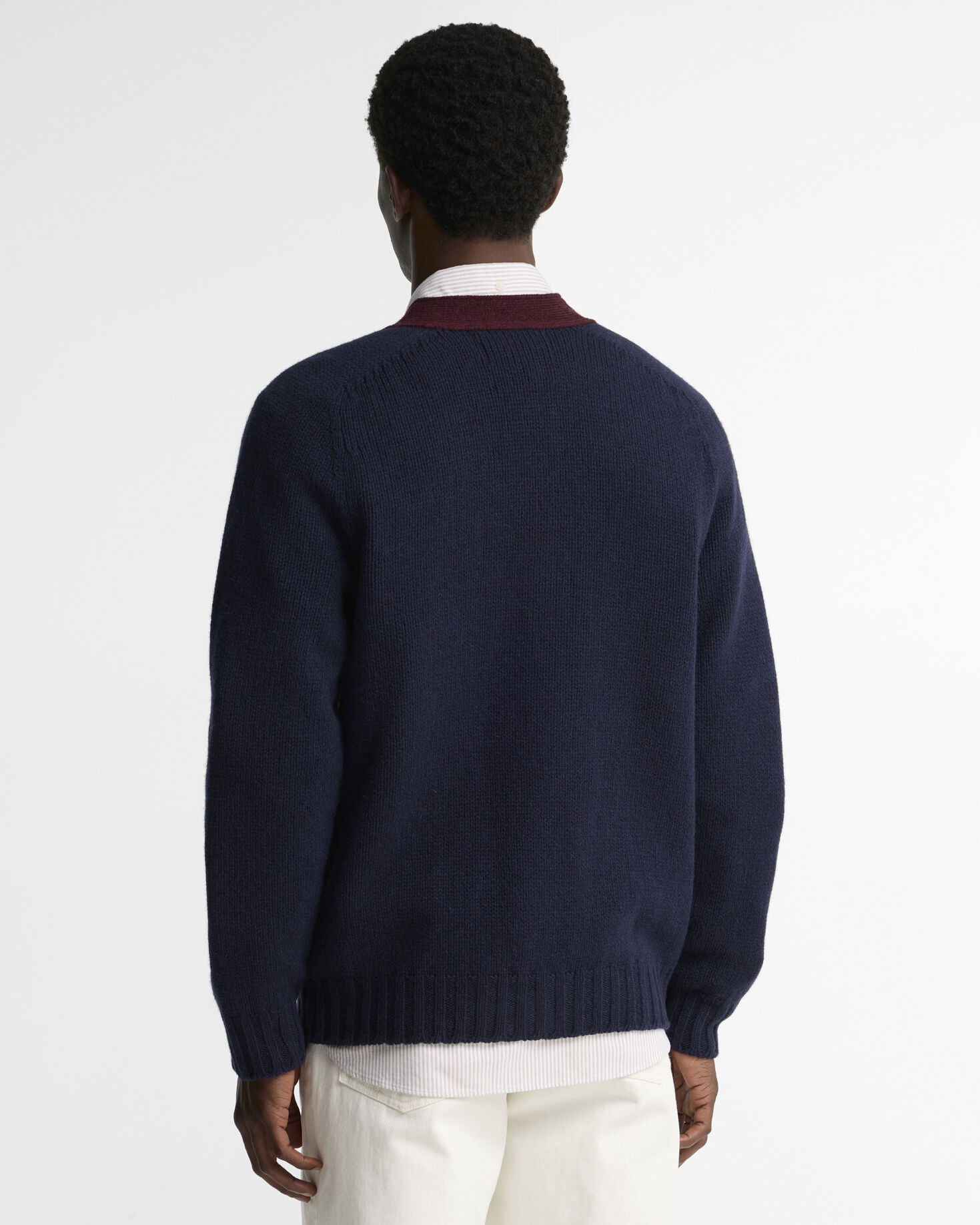 Scottish Made Wool Cardigan Navy