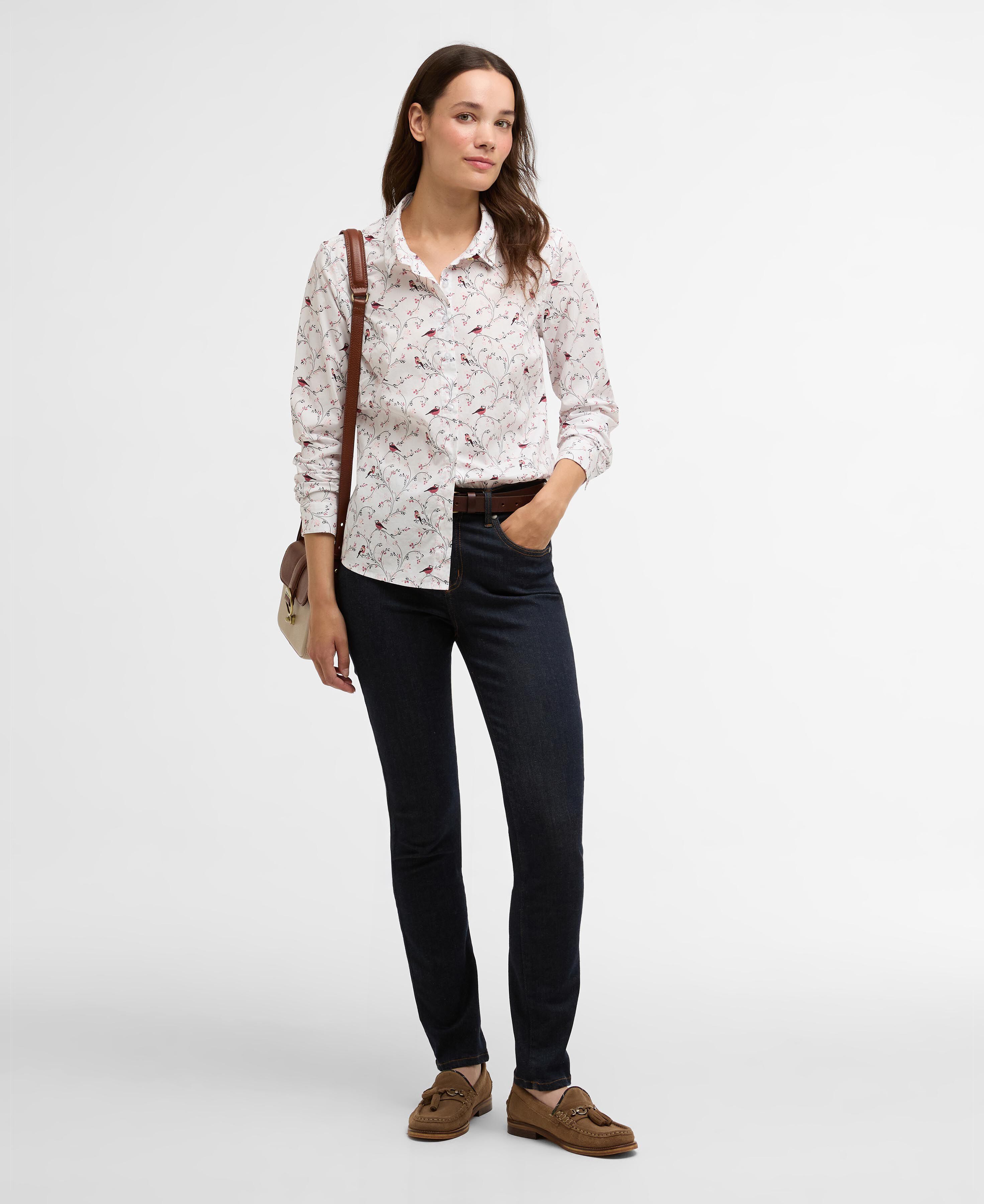 Bluse Brambles Tailored Bird Print
