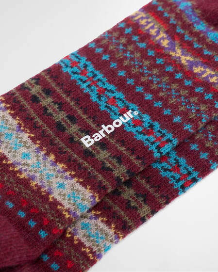 Boyd Socks Burgundy