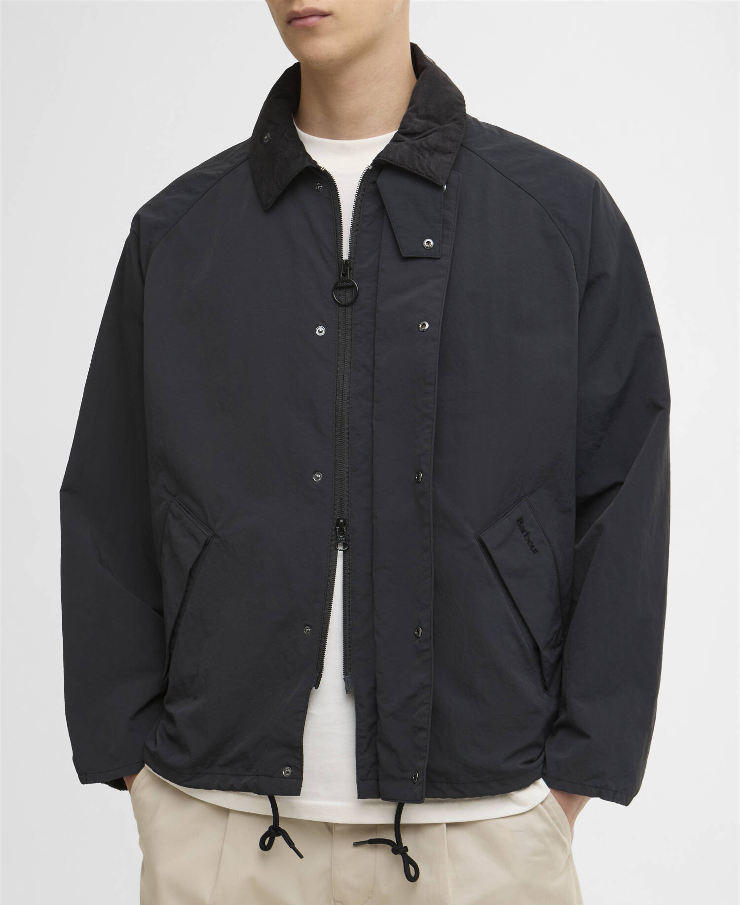 Giacca casual Transport in nylon Black image number 4