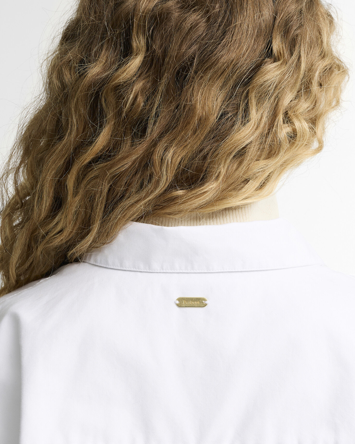Barbour Bluse Adalyn Relaxed Fit White