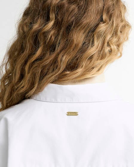 Barbour Bluse Adalyn Relaxed Fit White