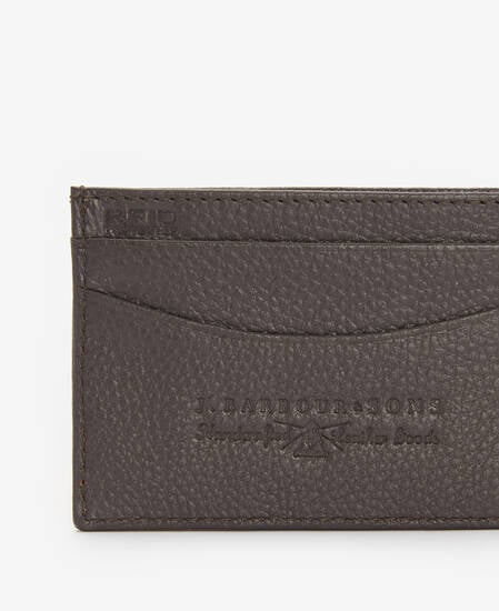 Amble Leather Card Holder Dark Brown