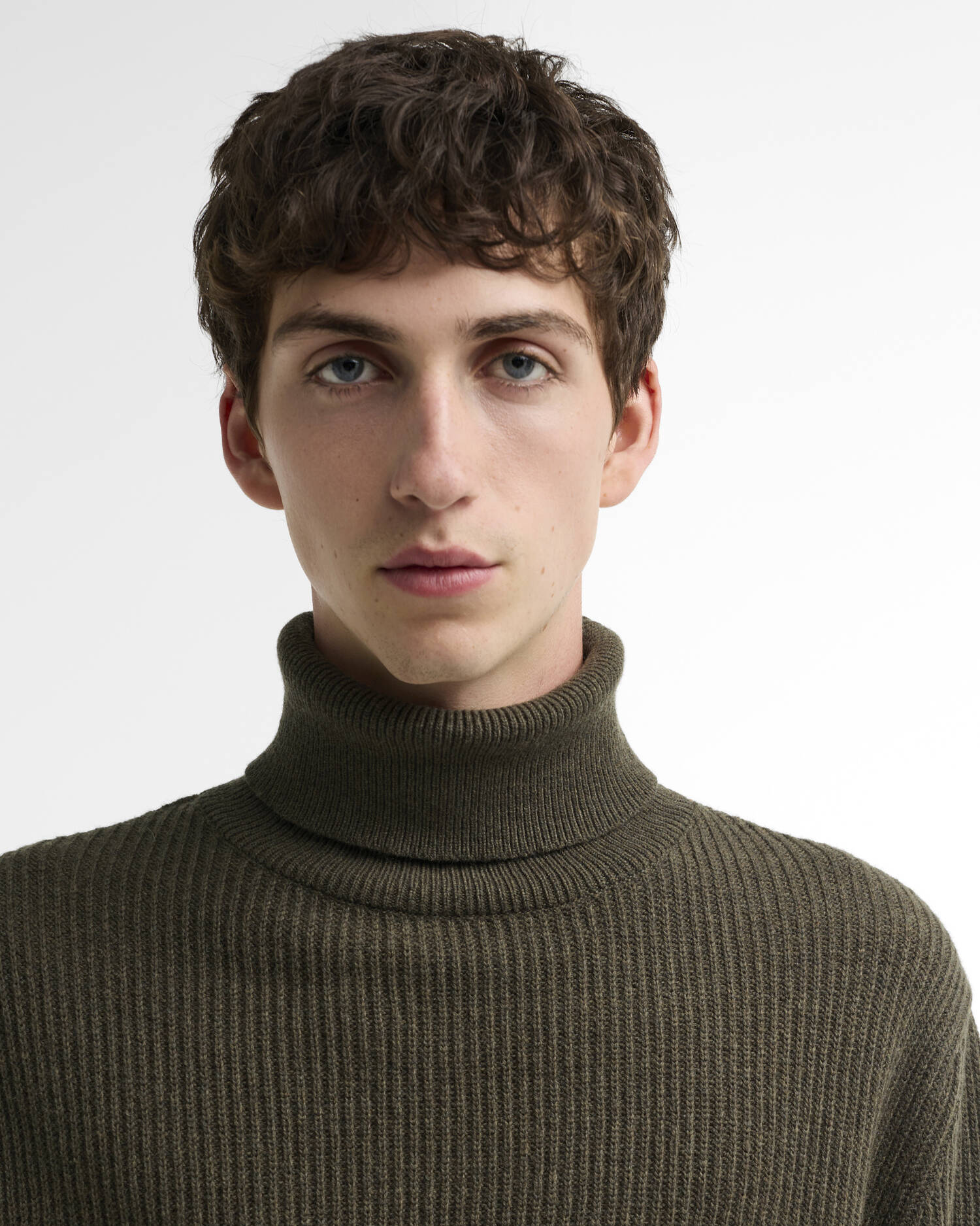 Barbour x Norbit Rollneck Wool Jumper Olive image number 3