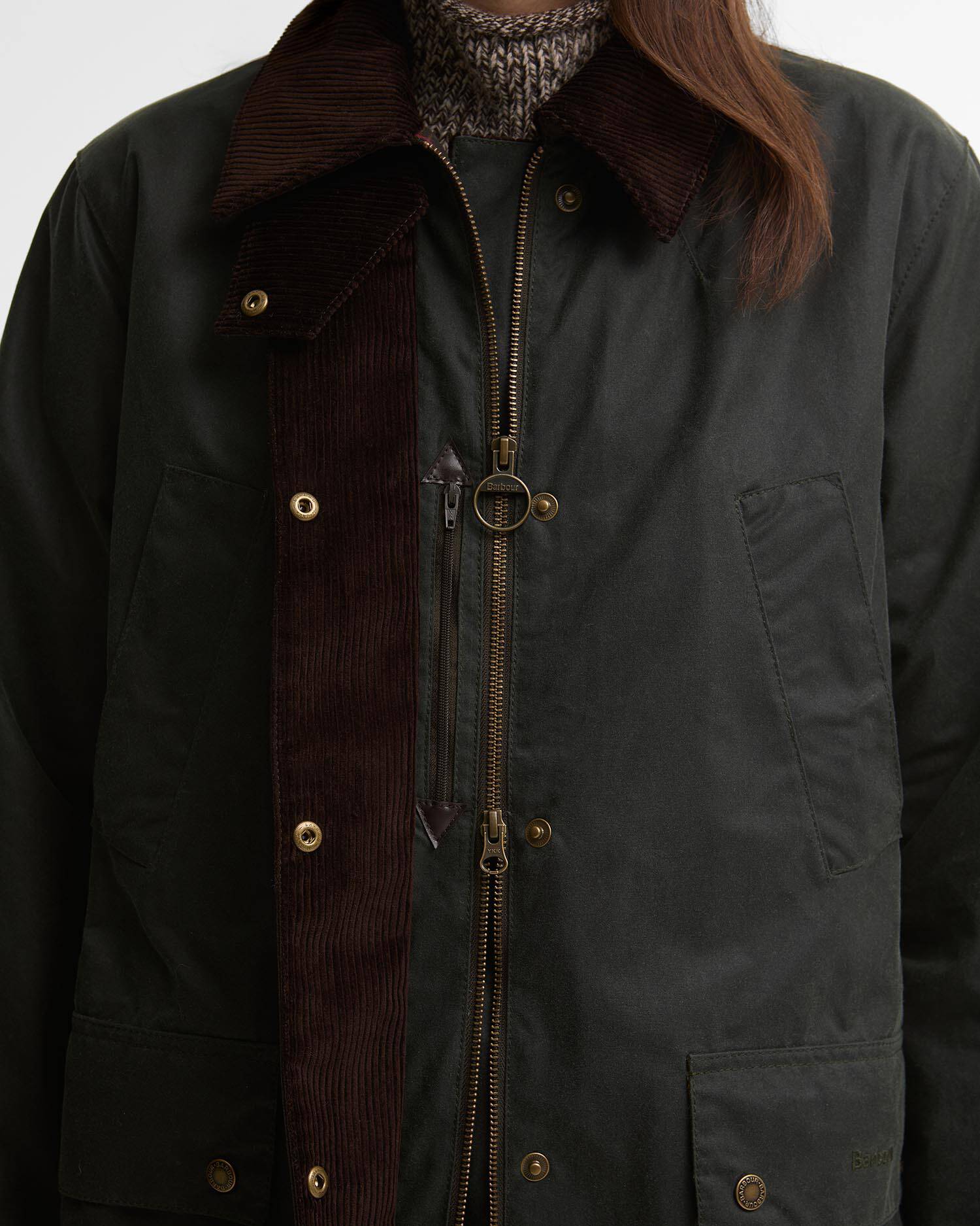 Antoinette Waxed Trench Coat Sage/Classic image number 5