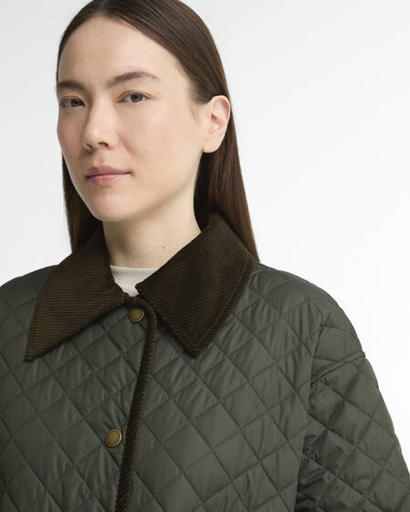 Barbour Steppjacke Carly Sage/Ancient