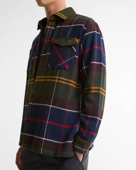 Hayfield Tartan Oversized Long-Sleeved Shirt Classic Tartan