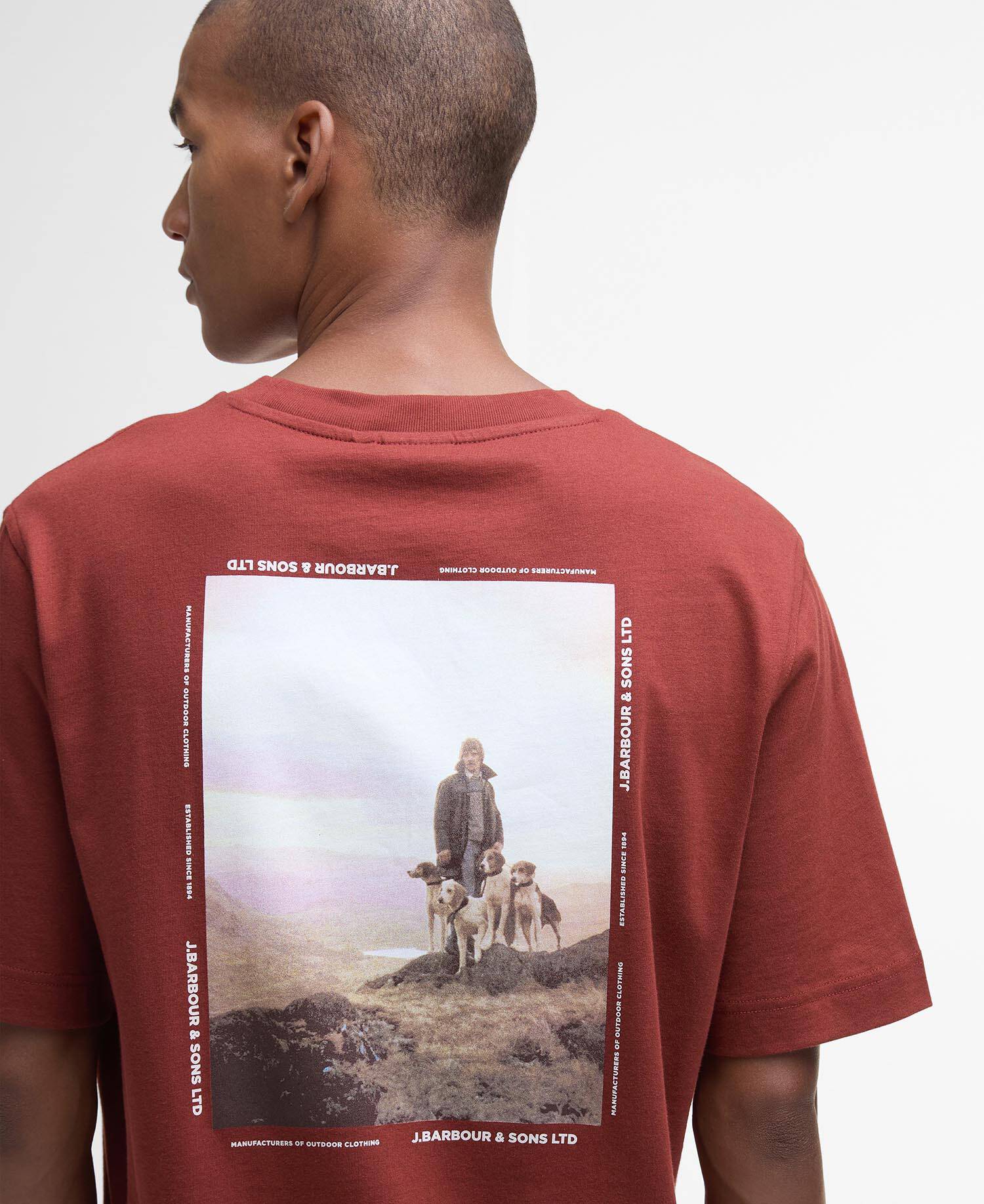 T-Shirt Parkend Photographic Relaxed Graphic Fired Brick image number 4