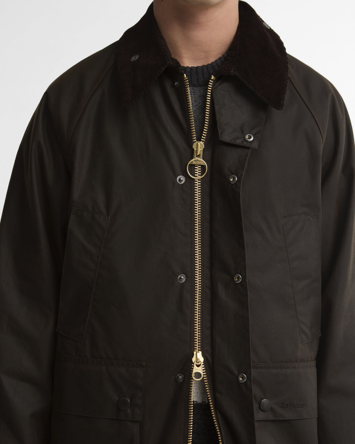 Wachsjacke OS Bedale Dark Brown