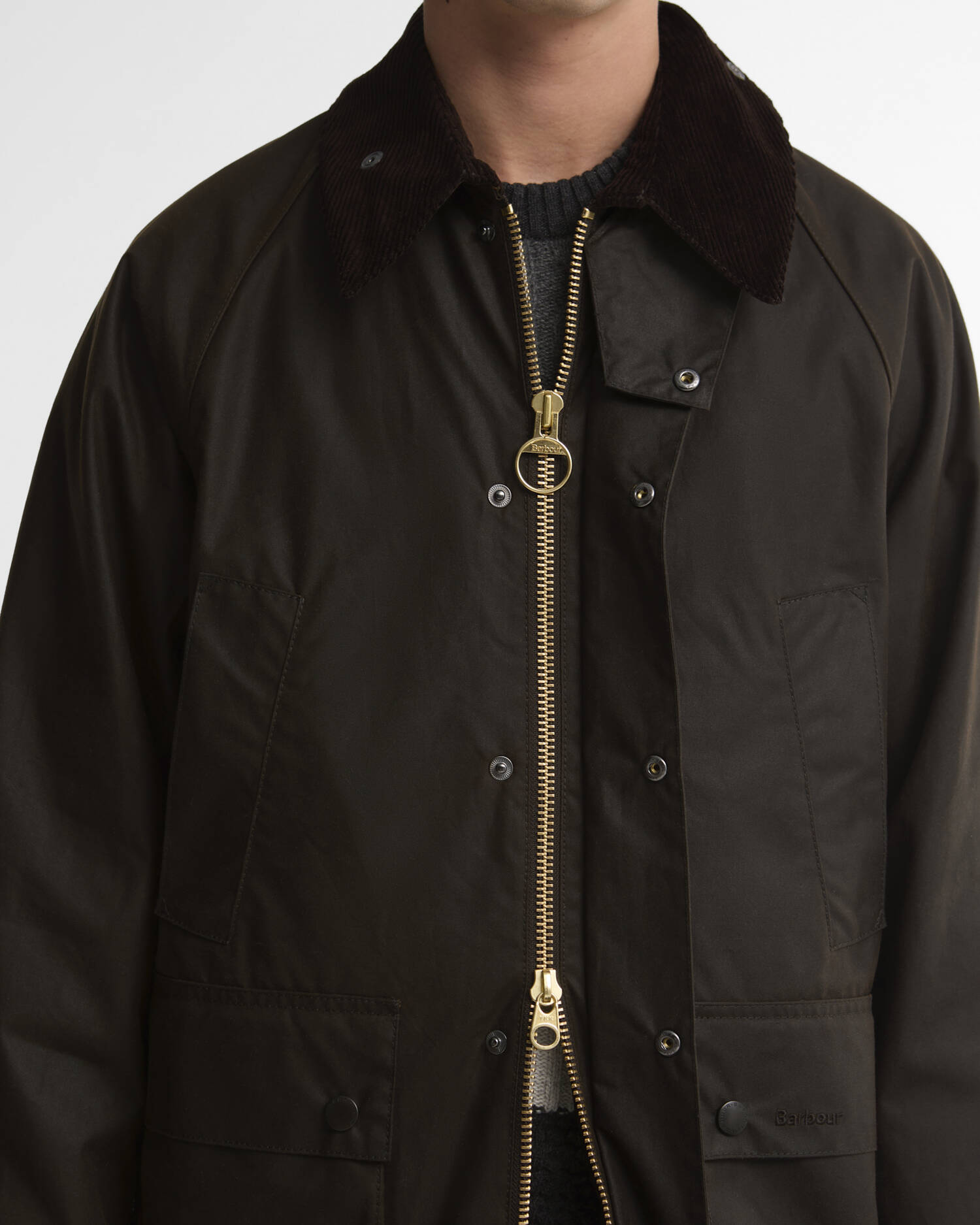 Wachsjacke OS Bedale Dark Brown image number 5