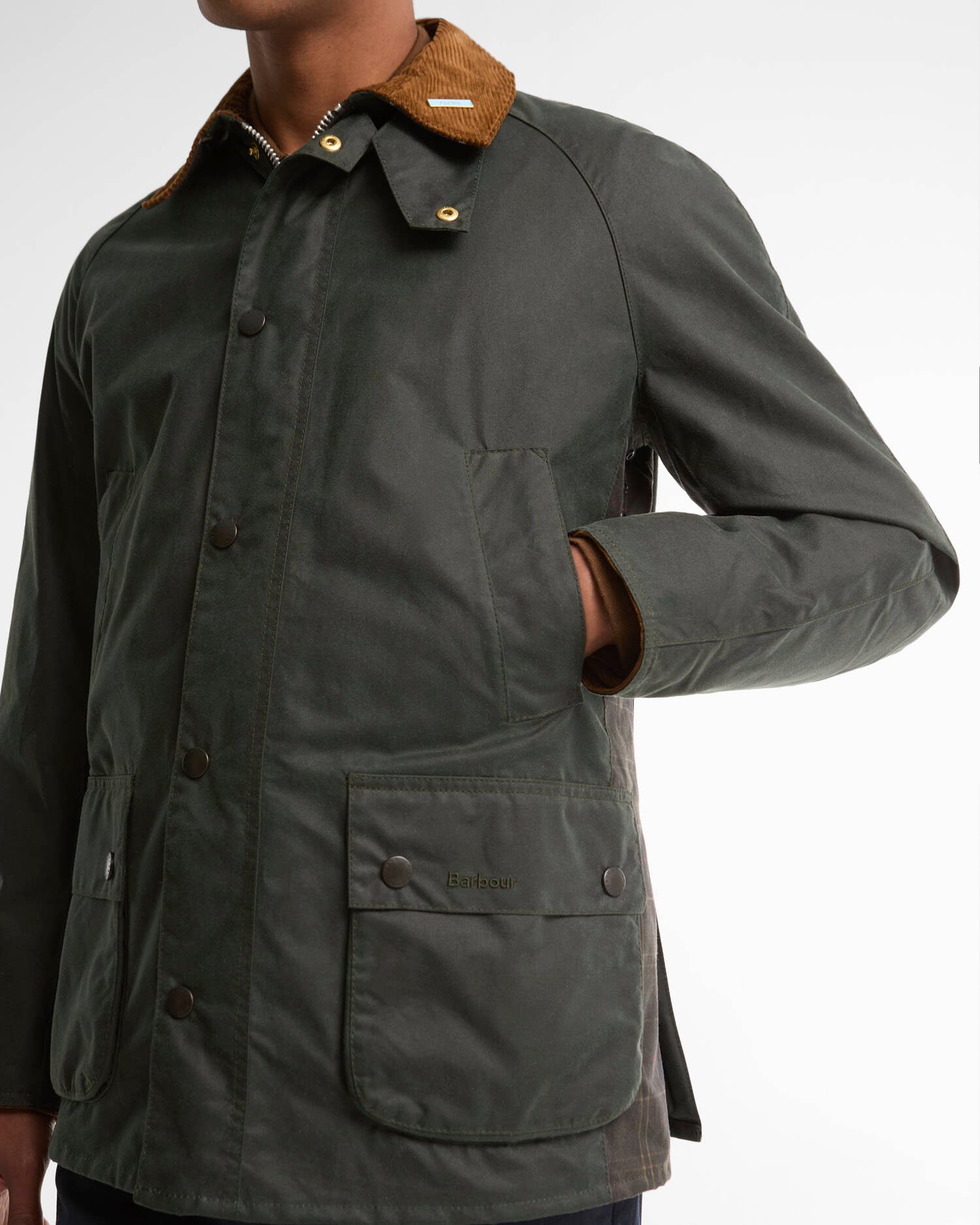 Icons Ashby Waxed Jacket Sage image number 5