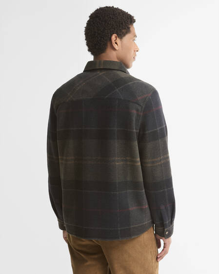 Overshirt Woodlane spazzolata con motivo a quadri Shadow Classic Tartan