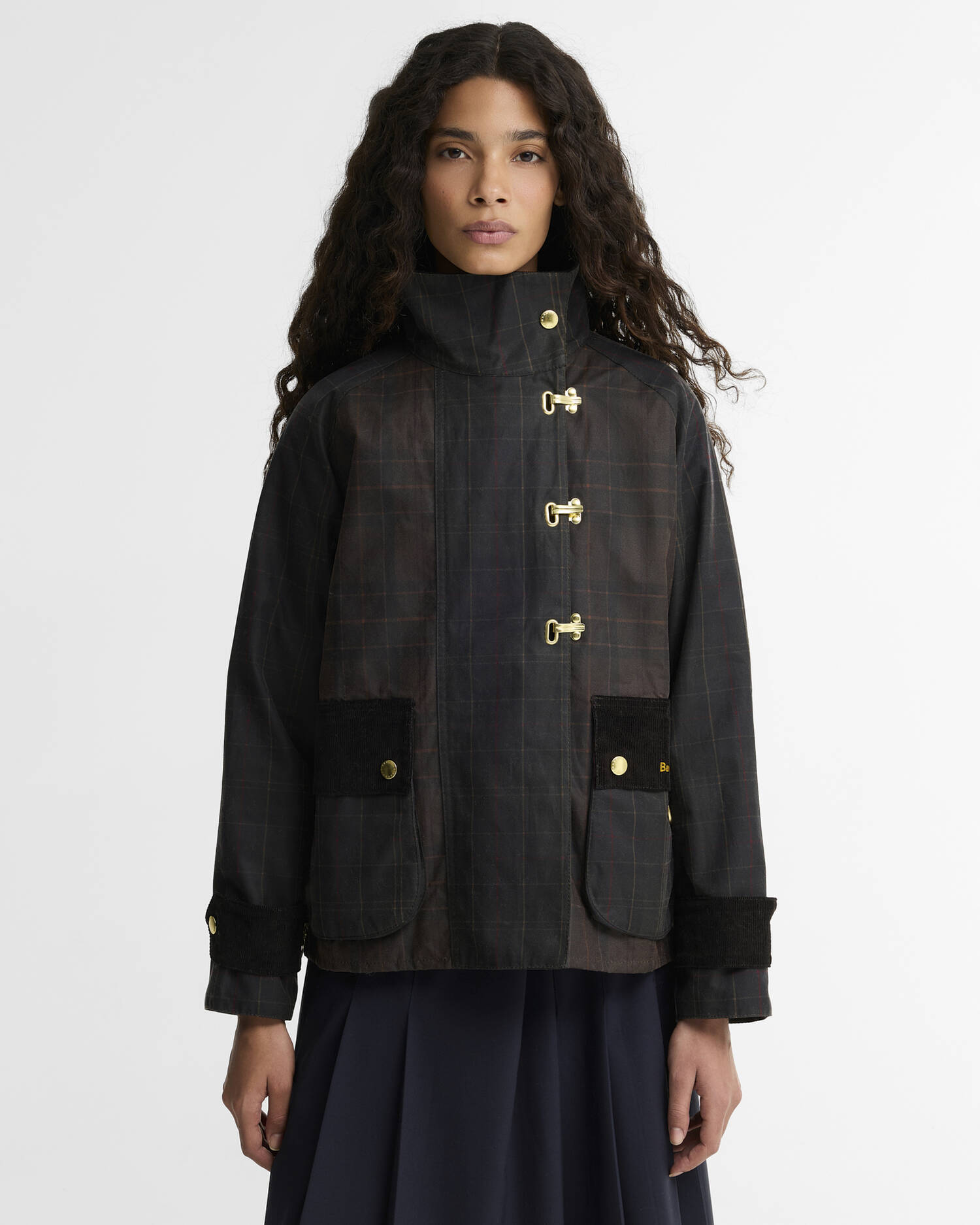 Hazelwood Checked Waxed Jacket Classic/Muted image number 0
