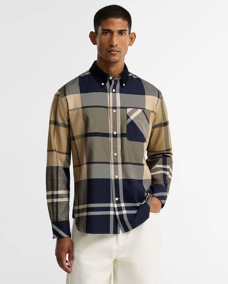 Barbour Hemd Dunoon Tartan Authentic Fit Birchwood Dress