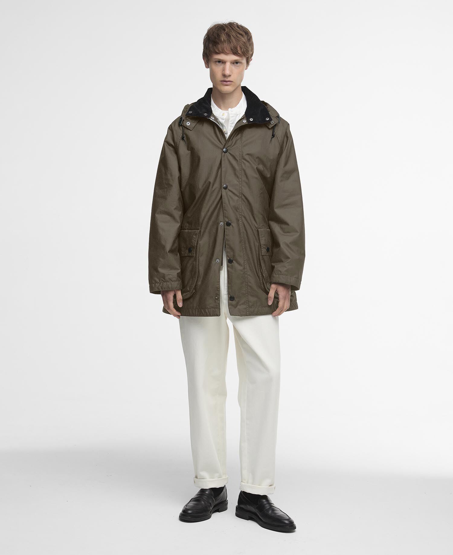 Barbour for MARGARET HOWELL マウンテンパーカー M Buy Barbour for Margaret Howell Waxed Parka for N/A 0.0 | BARBOUR_ROW