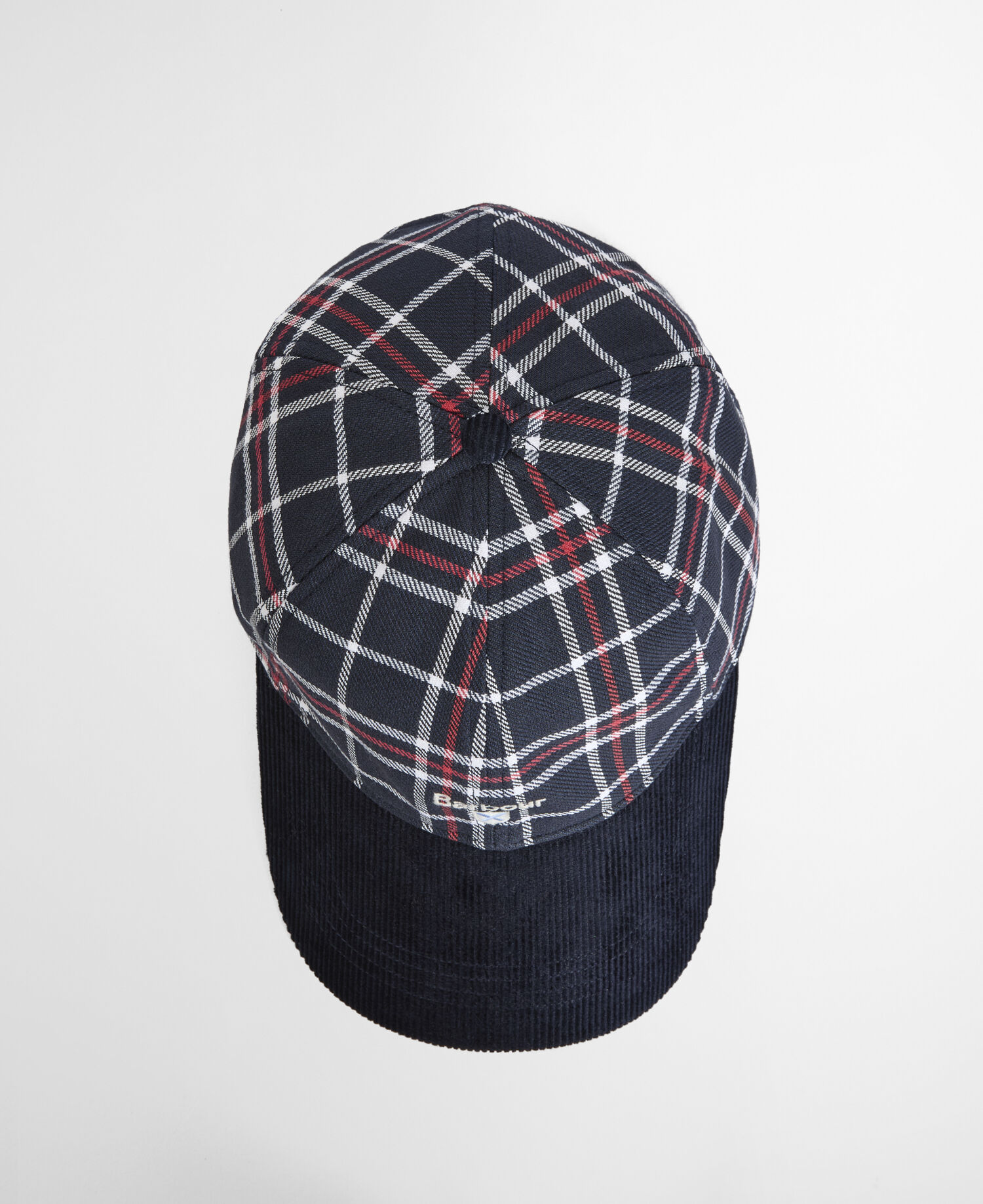 Benson Cap Navy/Red Check