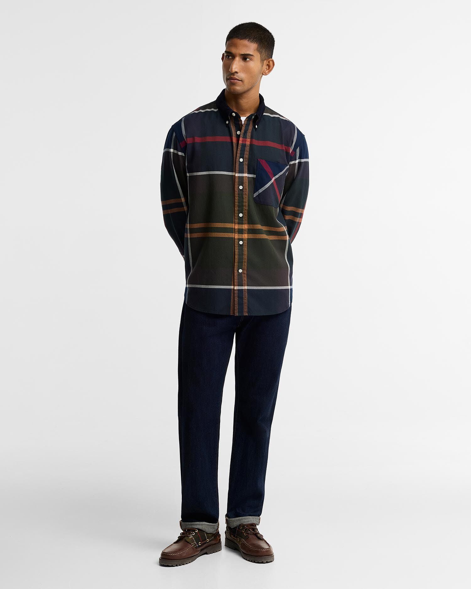 Dunoon Tartan Authentic-Fit Long-Sleeved Shirt Classic Tartan