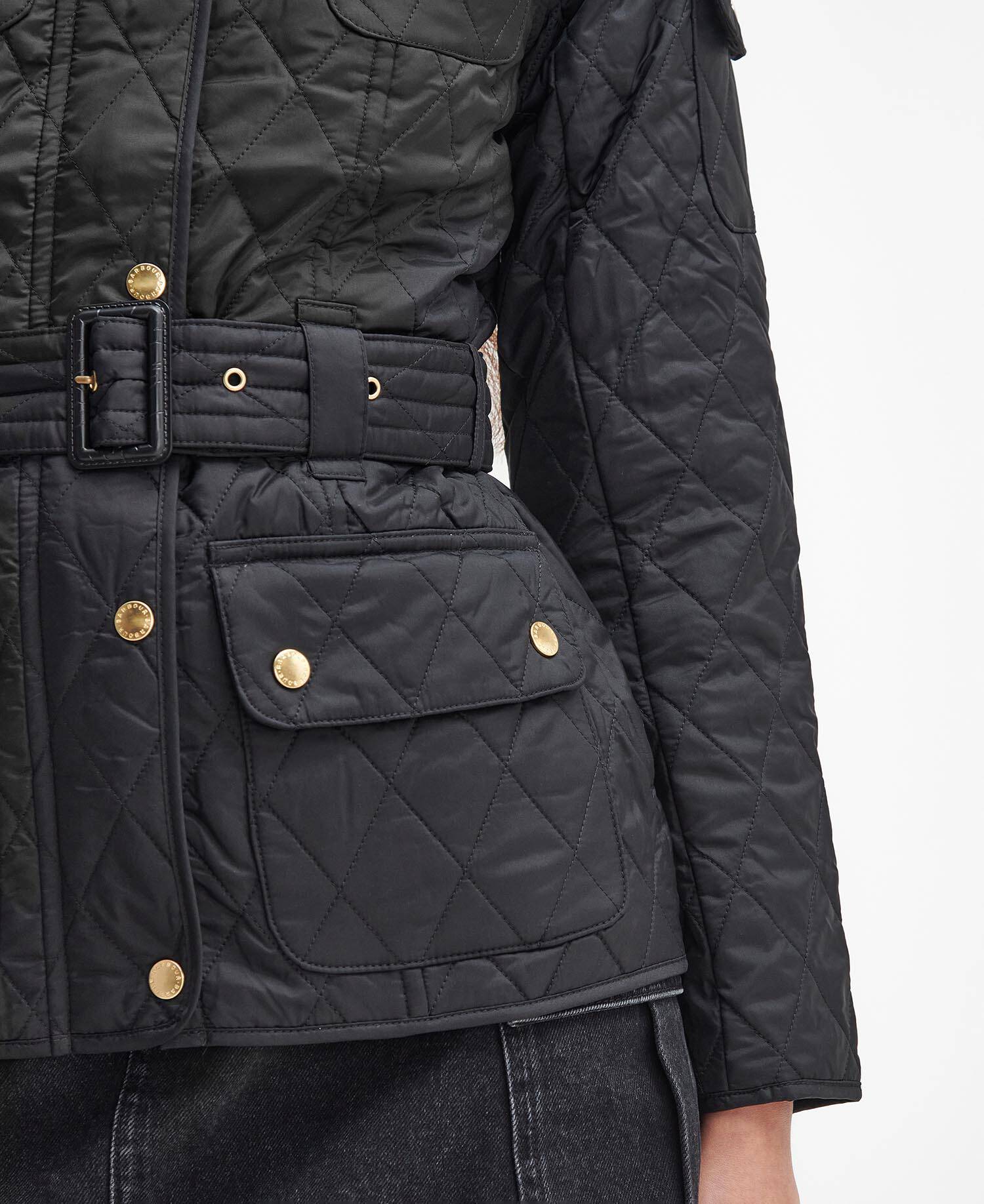 International Quilted Jacket Classic Black image number 5