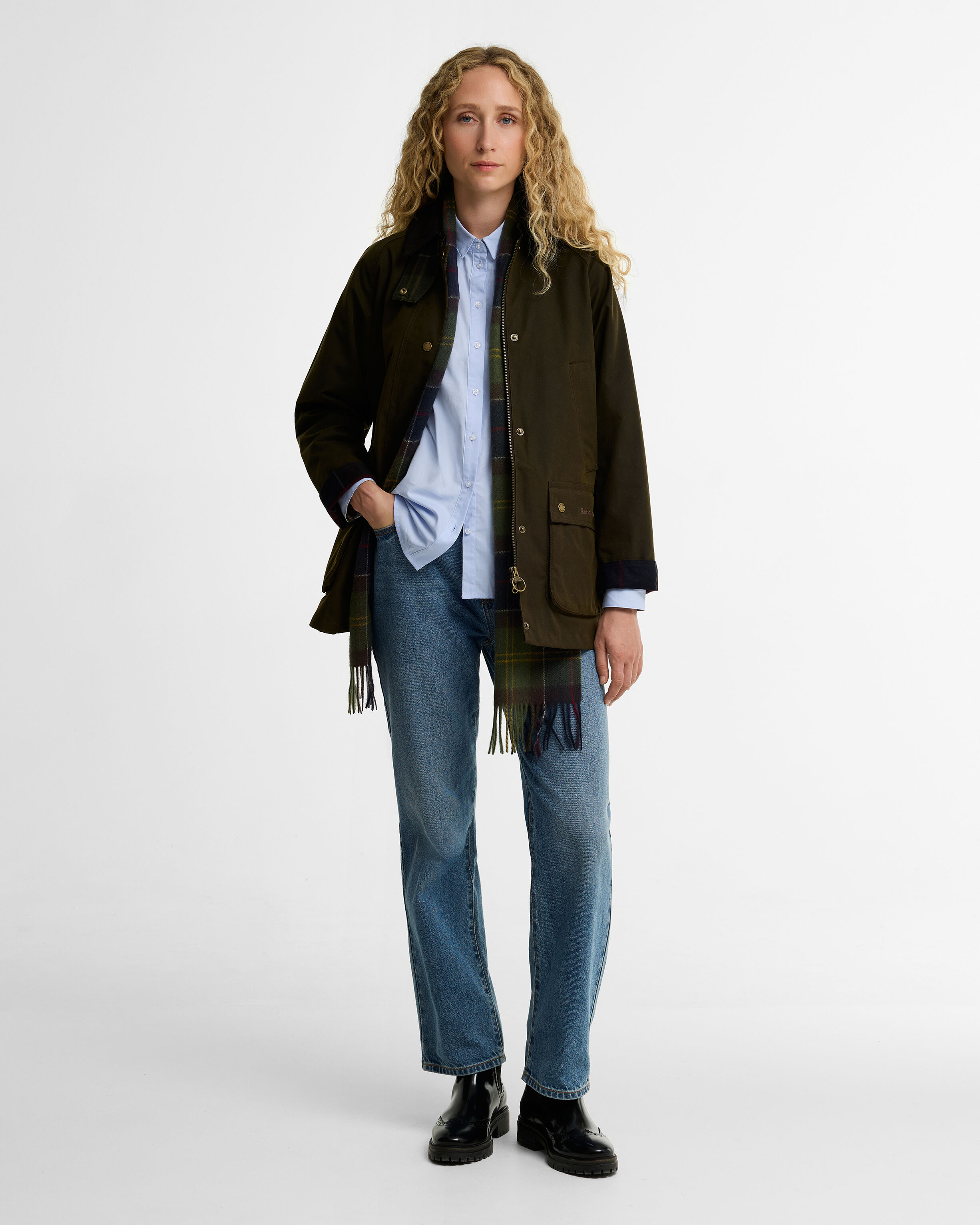 Acorn Waxed Jacket Olive
