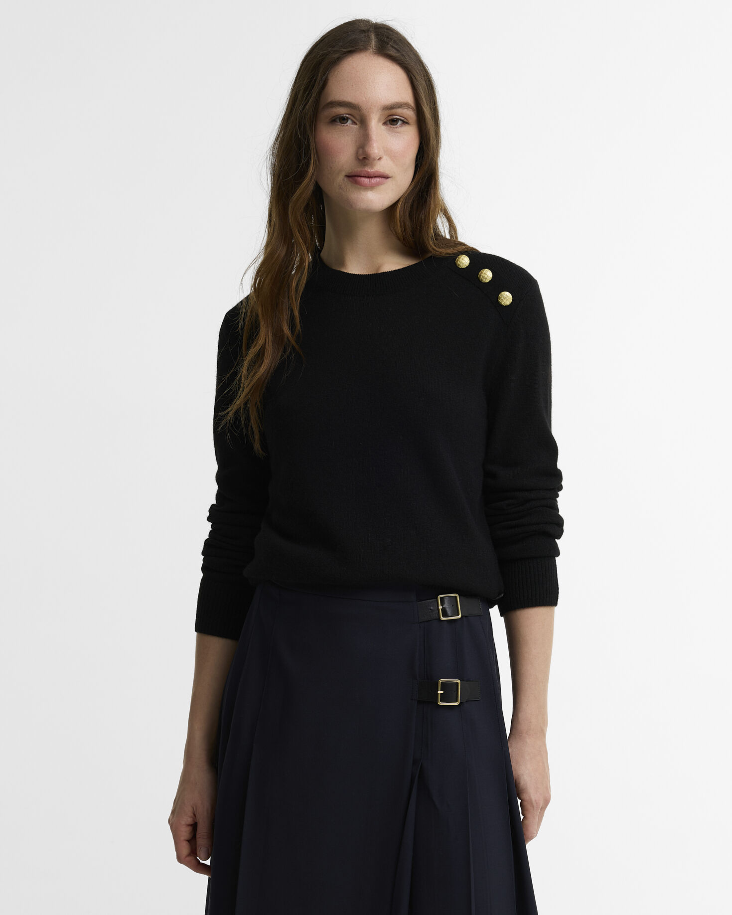 Barbour Pullover Penny Rundhalsausschnitt Black