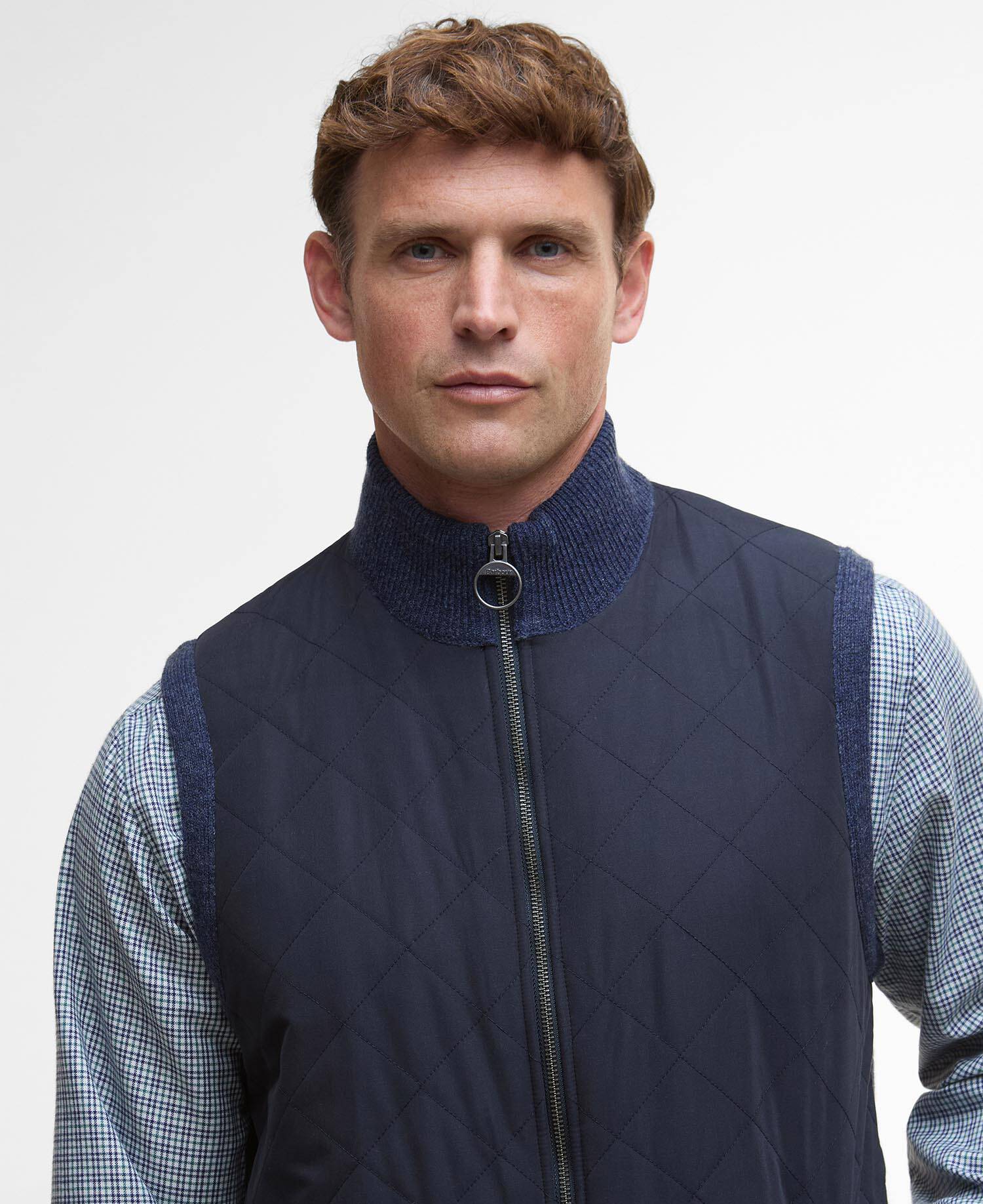 Shoveler Knitted Gilet Navy image number 3