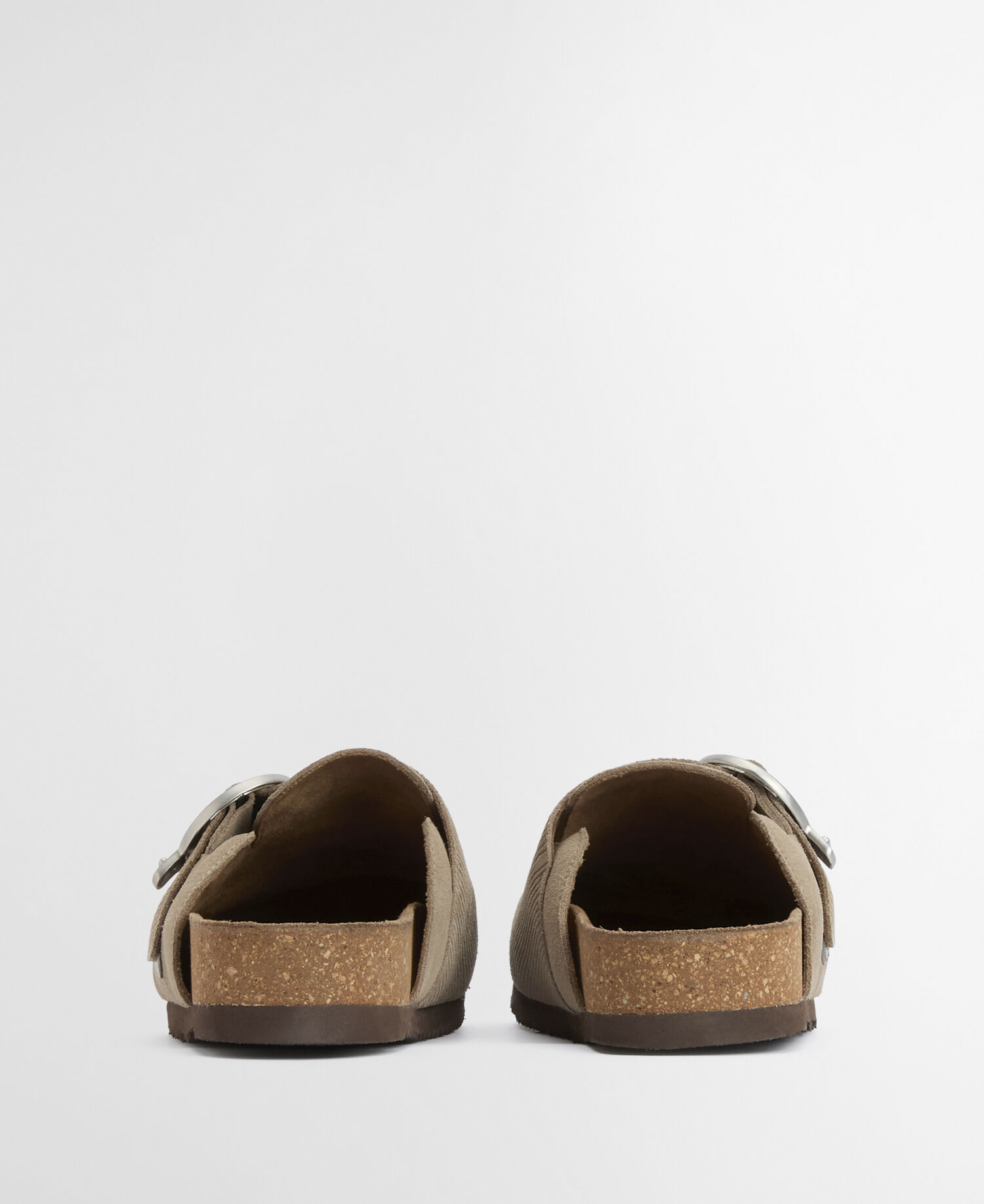 Pantoletten Kyra Taupe Suede