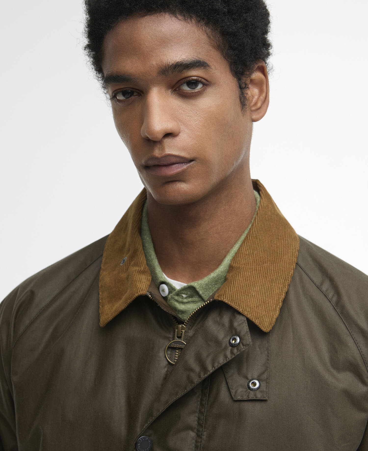Modern Bedale Waxed Jacket Beech/Highland Loch image number 3