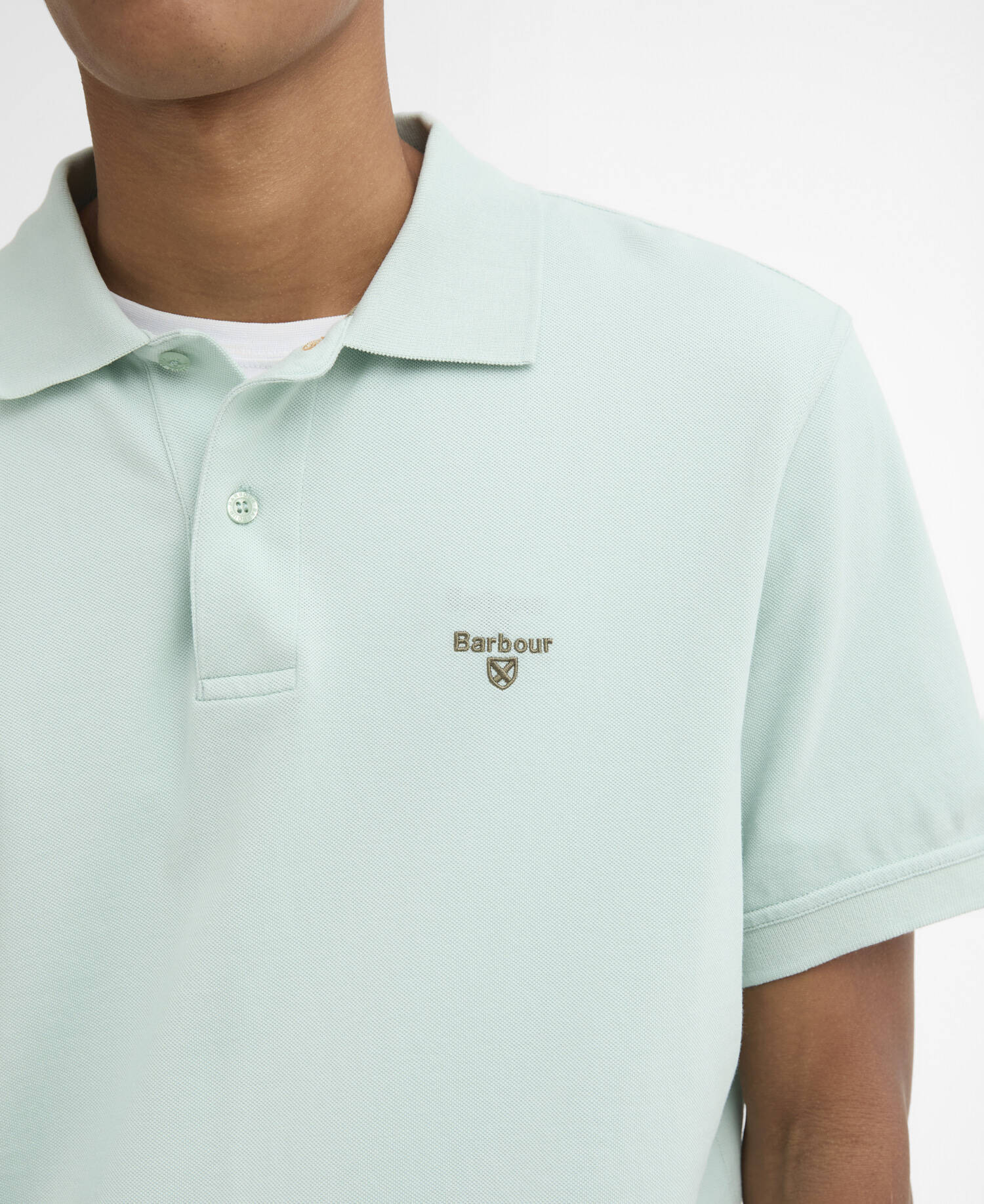 Poloshirt Lightweight Sports Mint Blue image number 3