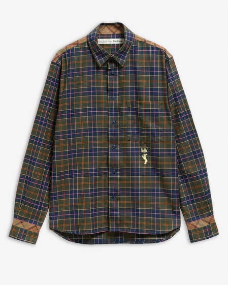 Paul Smith Loves Barbour Tartan Tailored Long-Sleeved Shirt PS Classic
