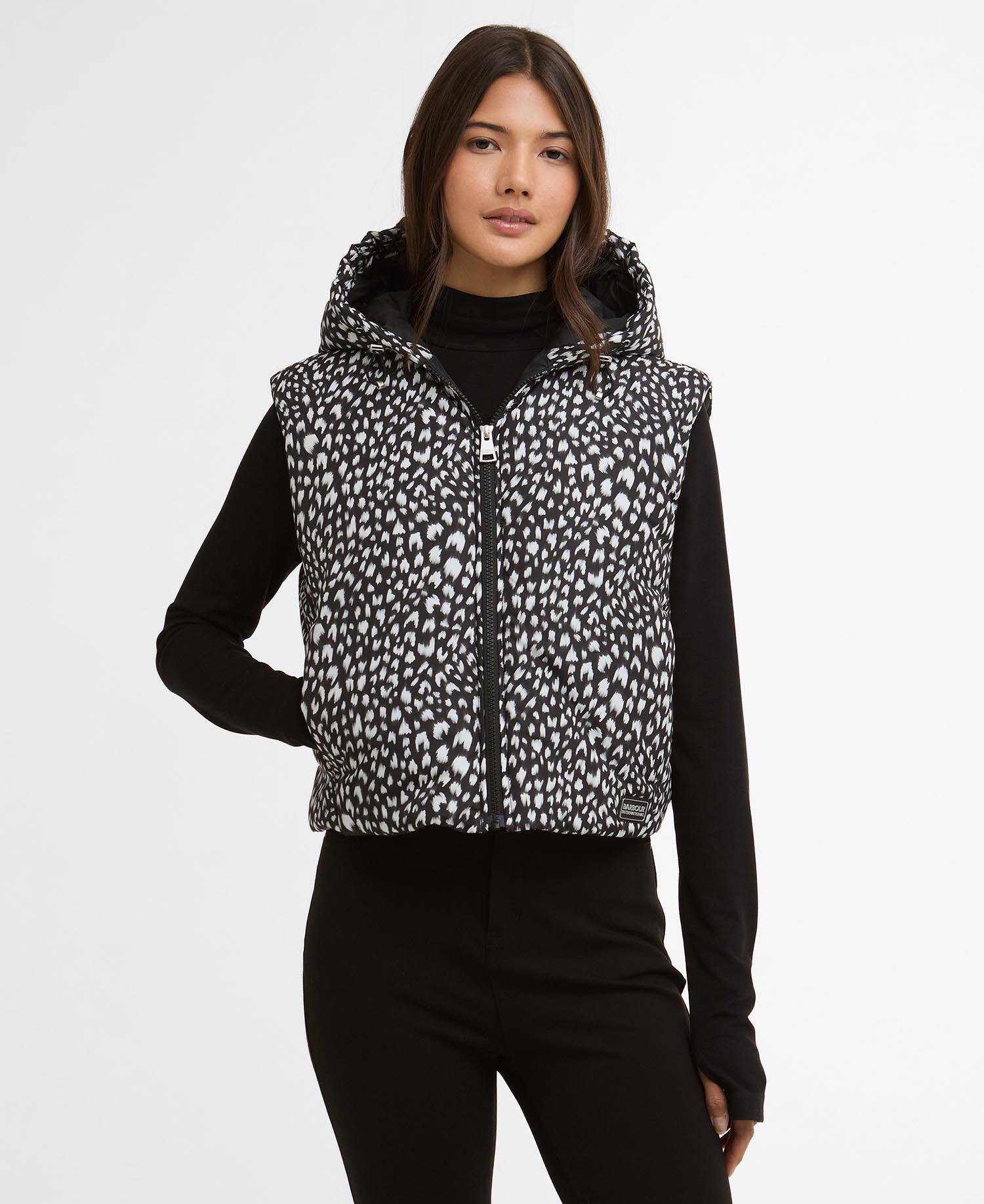 Weste Calista Printed Snow Leopard image number 0