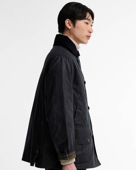 Macdale Waxed Jacket Navy