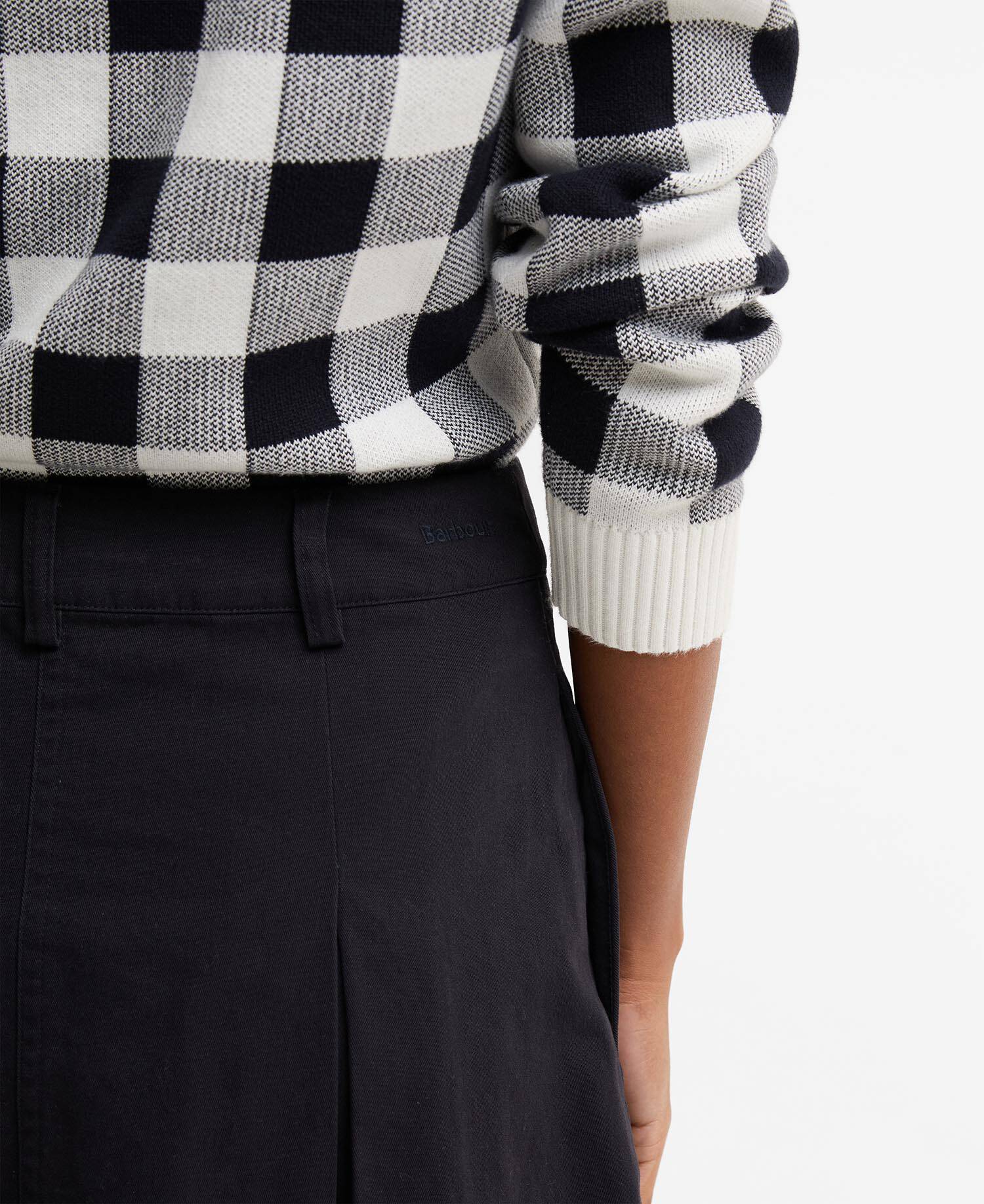 Aylesby Pleated Mini Skirt Dark Navy image number 4