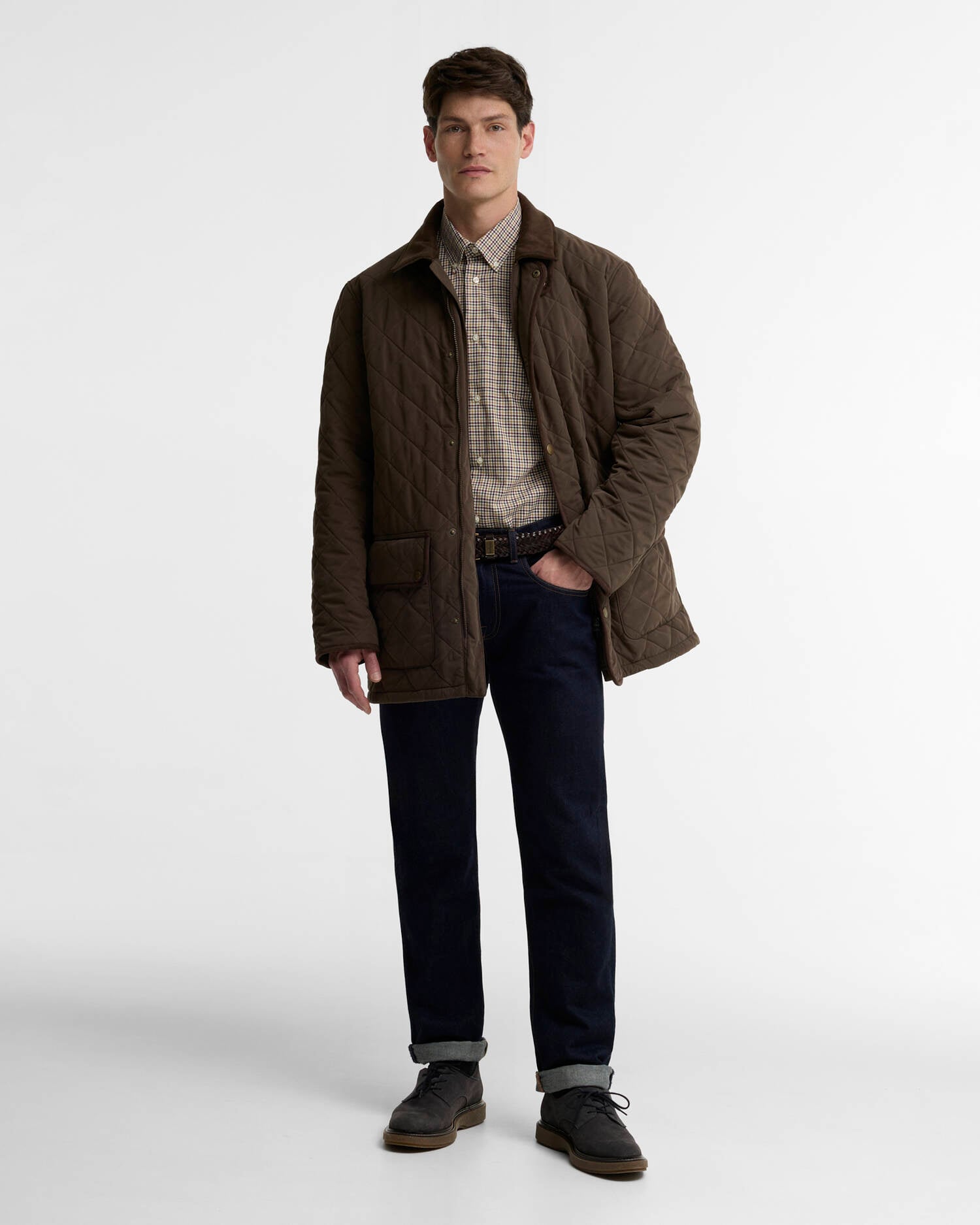 Thursby Polarquilt Jacket Dark Olive image number 1