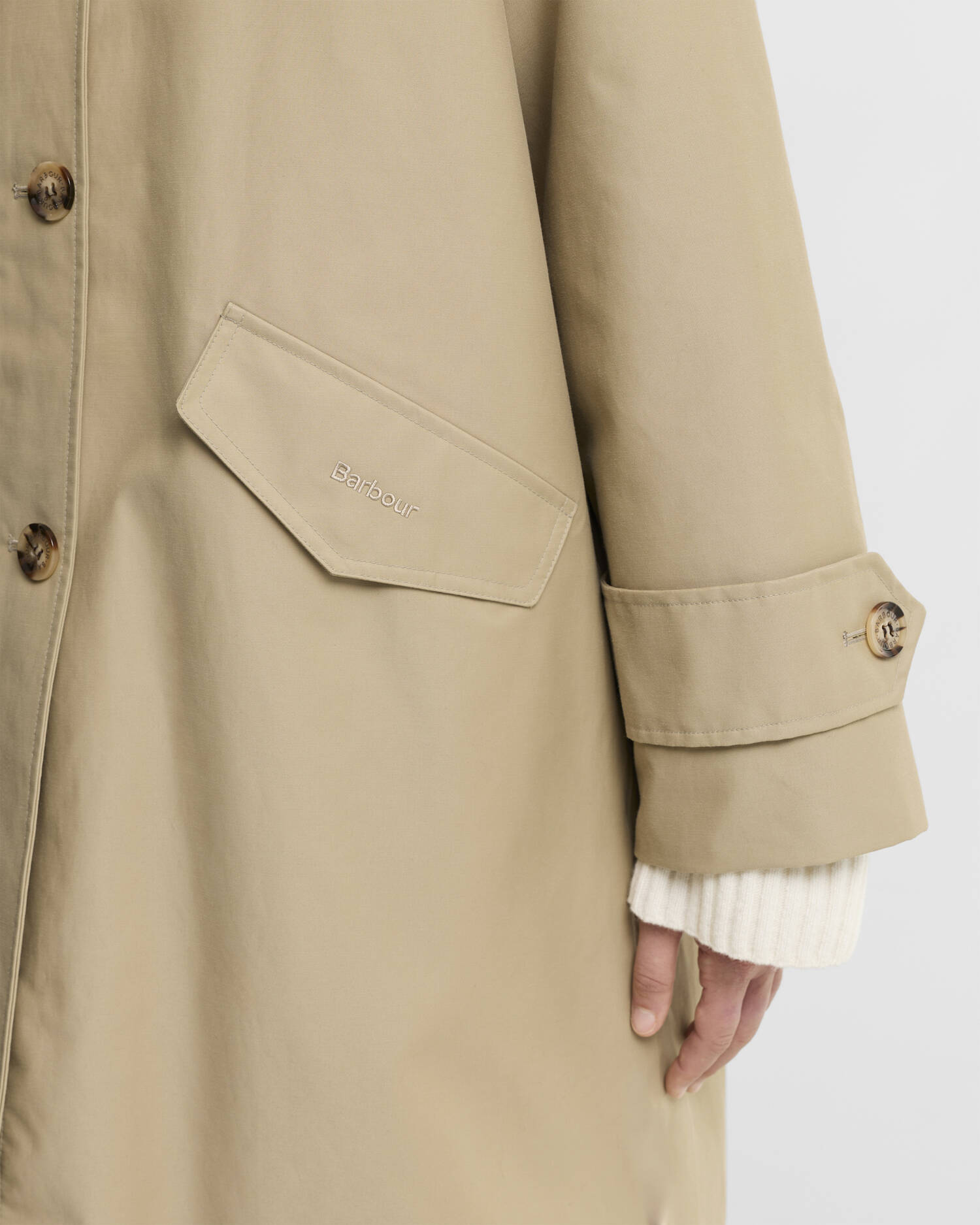 Harleigh Waterproof Jacket Lt Trench/Birchwood Dress image number 5