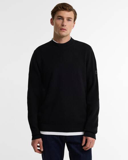 Crawley Crew Neck Jumper Classic Black