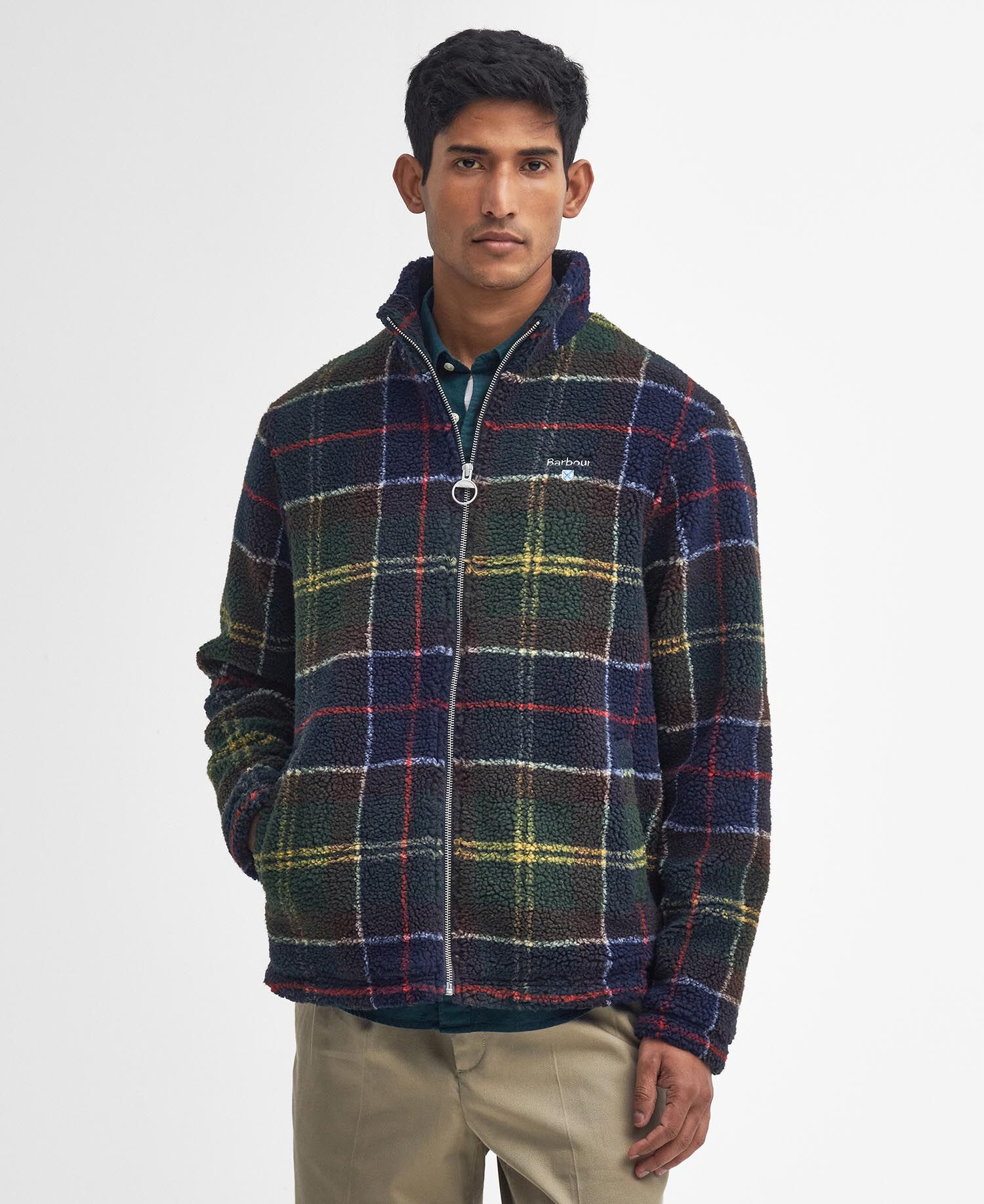 Fleecejacke Tartan Sherpa