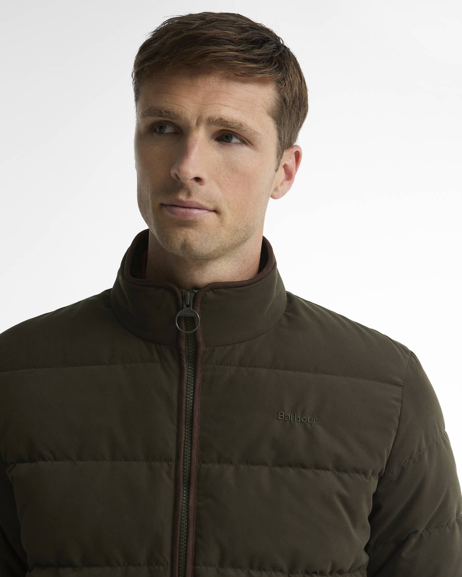 Noree Quilted Jacket Dark Sage image number 3