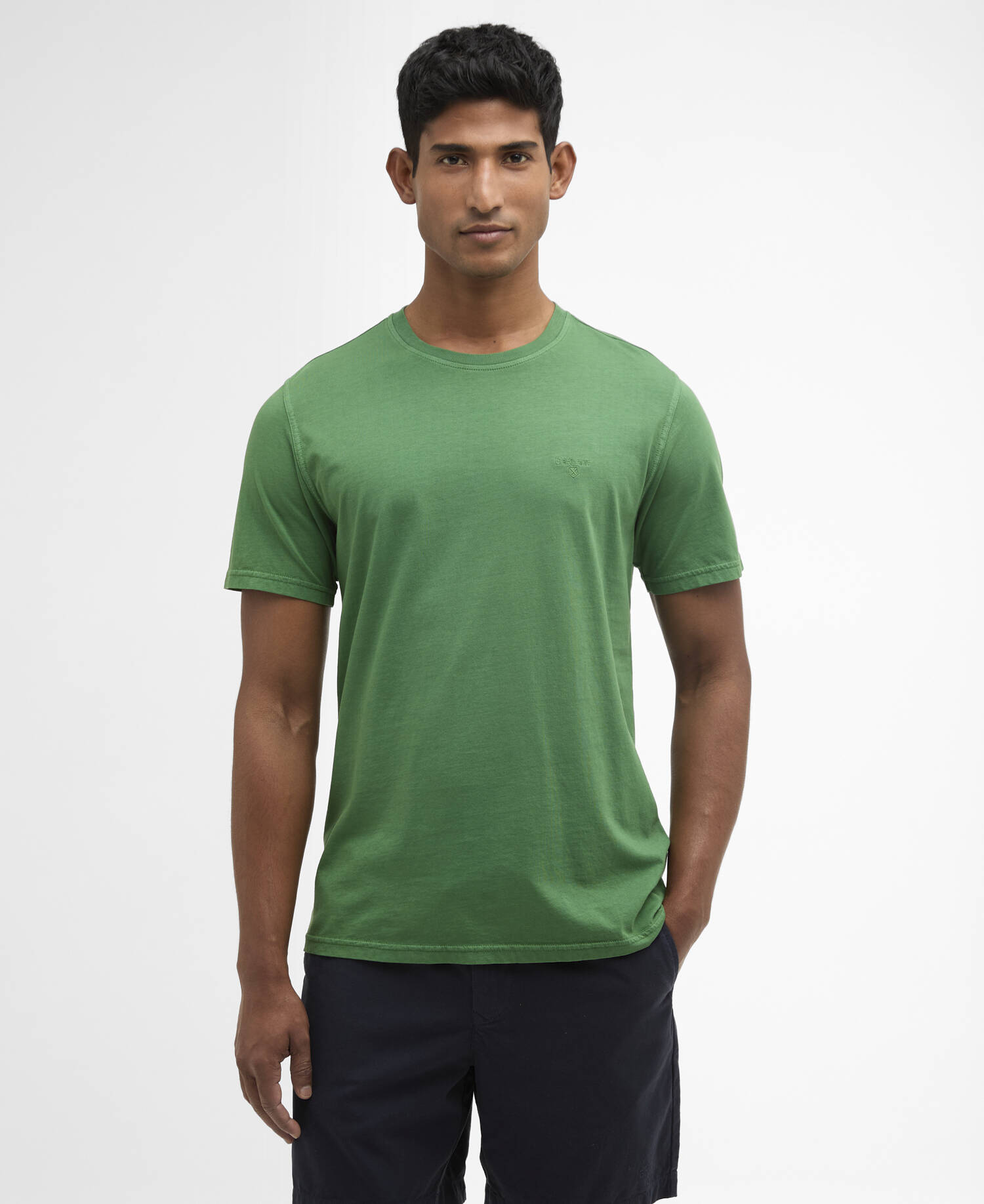 Washed Tartan T-Shirt Washed Green image number 0