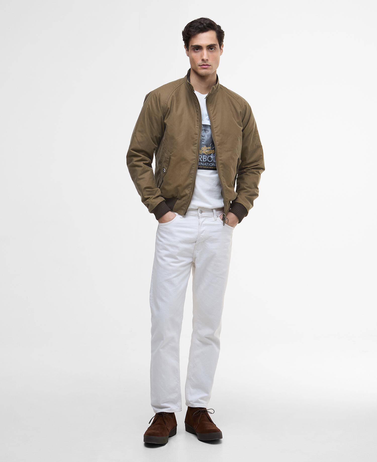 Merchant Waxed Jacket Sand image number 1