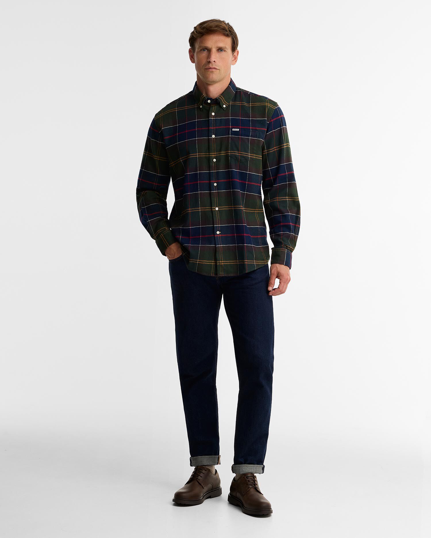 Hogside Tartan Regular Long-Sleeved Shirt Classic Tartan